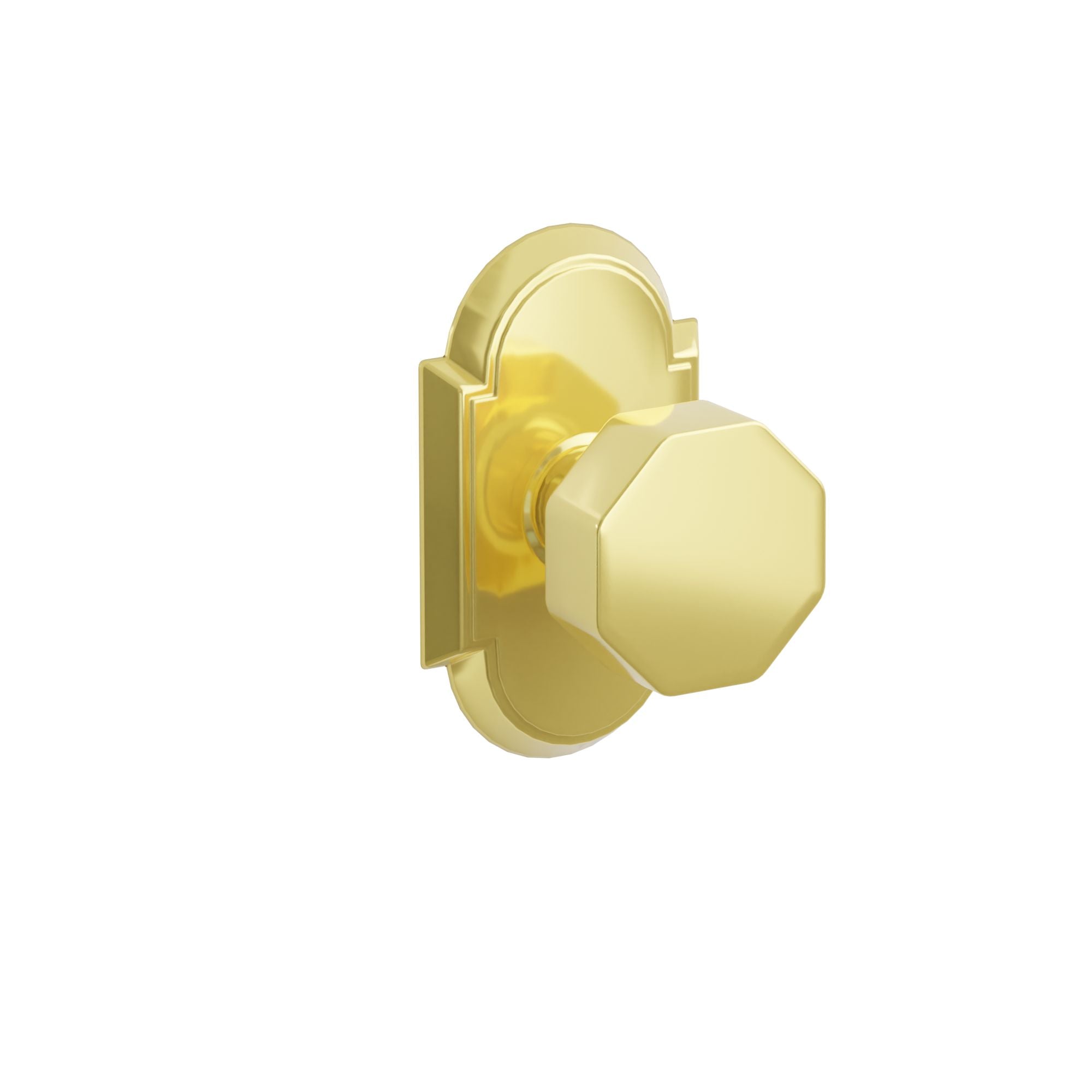 Emtek Octagon Knob Set with #8 Rosette