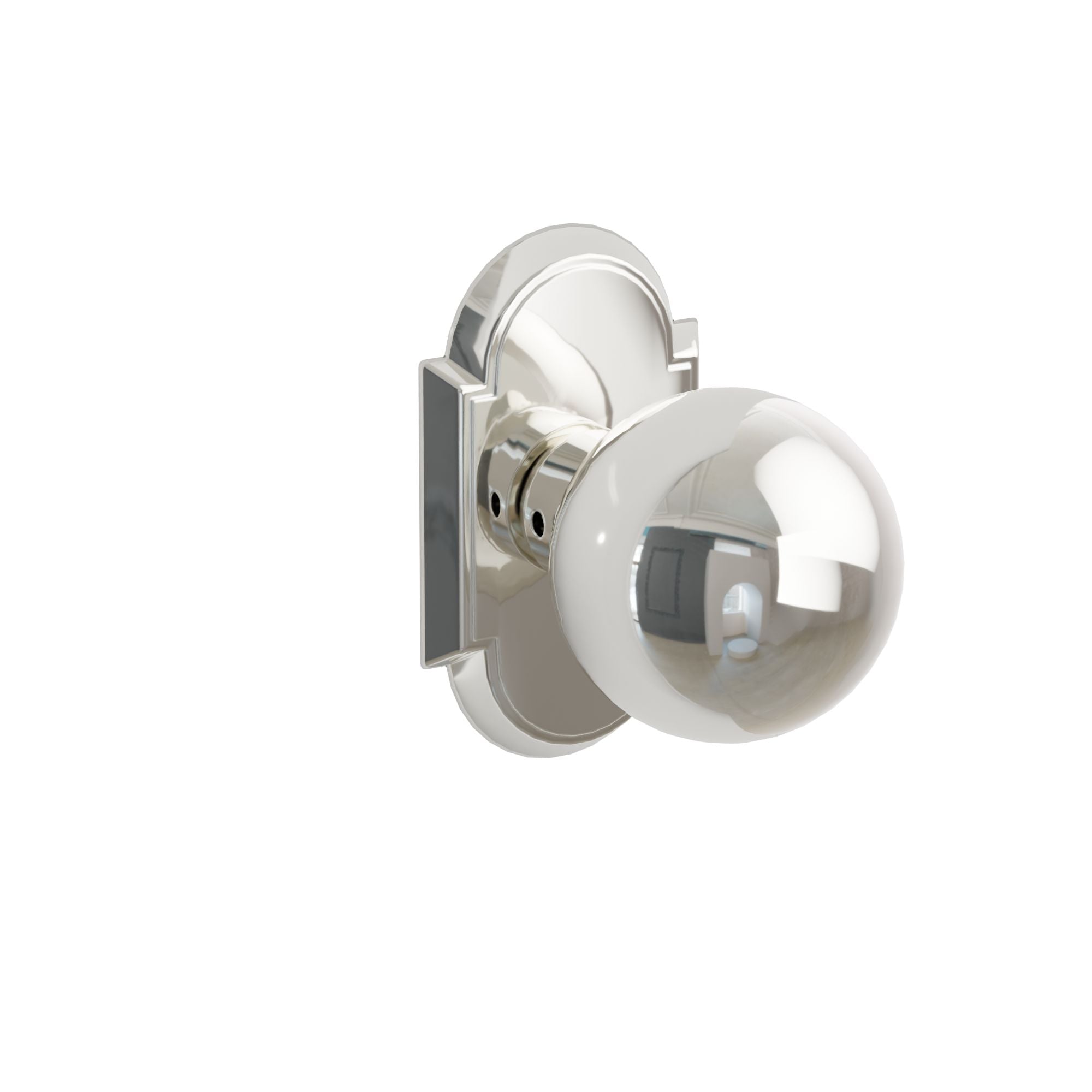 Emtek Orb Knob Set with #8 Rosette