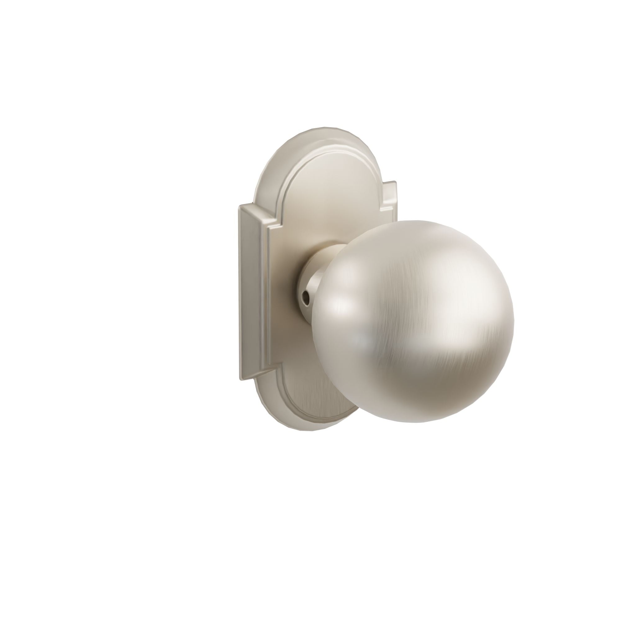 Emtek Concealed Fastener Orb Knob Set With #8 Rosette