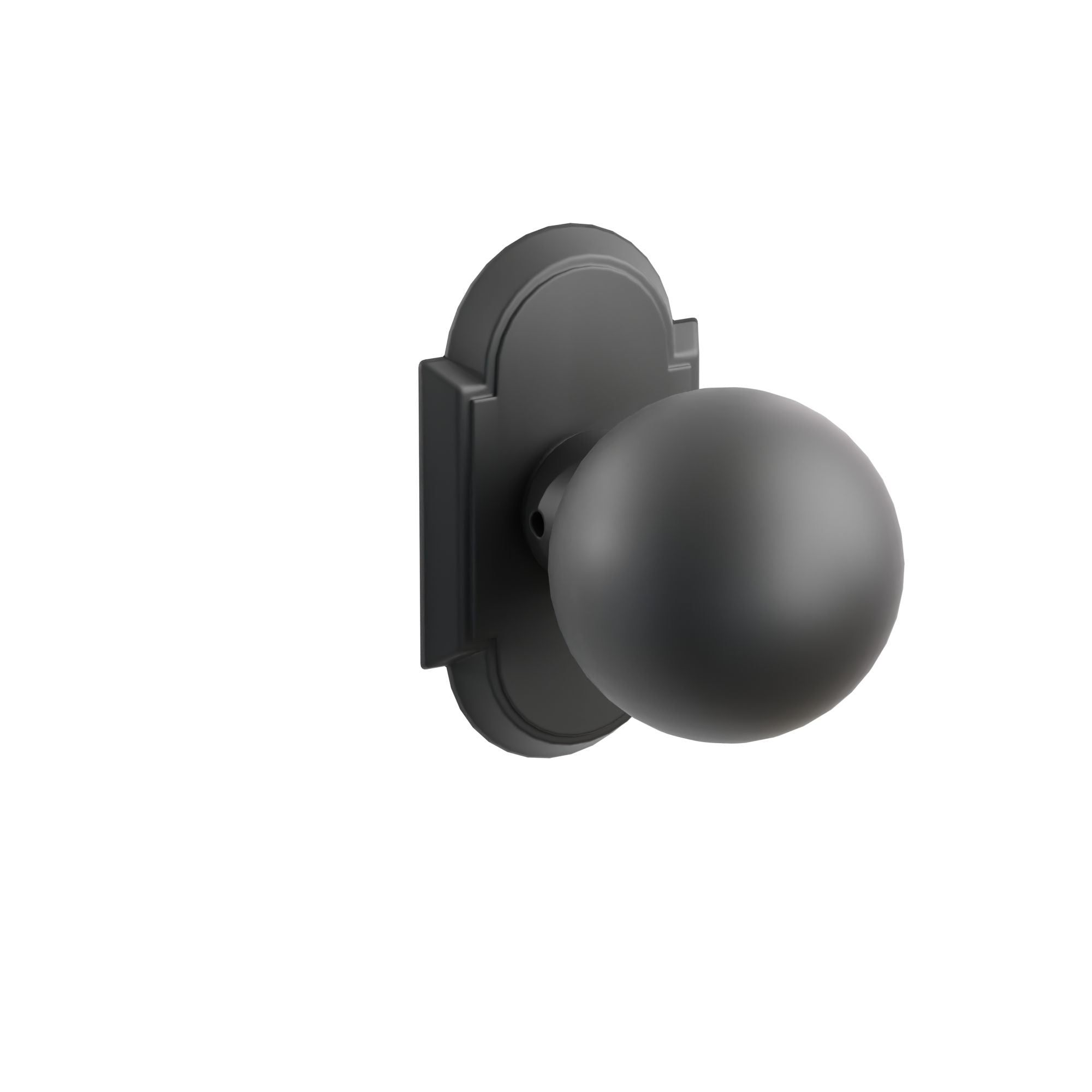 Emtek Concealed Fastener Orb Knob Set With #8 Rosette