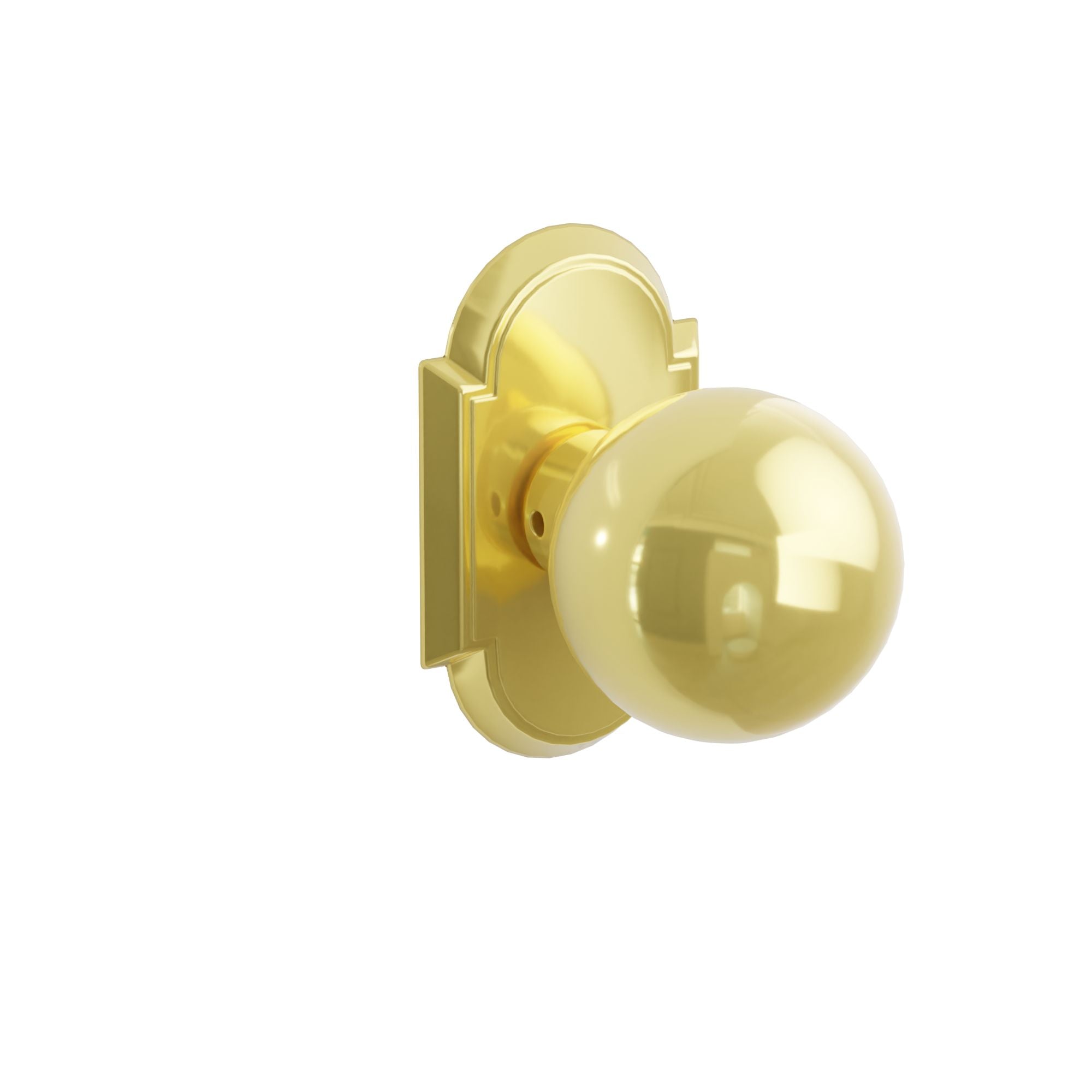 Emtek Concealed Fastener Orb Knob Set With #8 Rosette