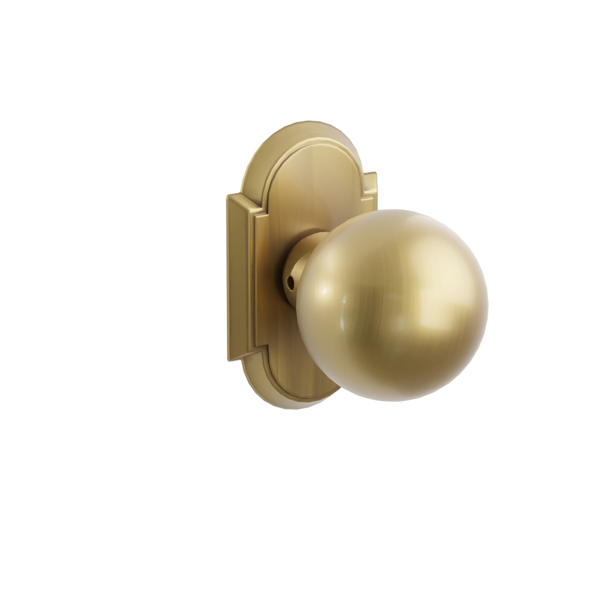 Emtek Concealed Fastener Orb Knob Set With #8 Rosette