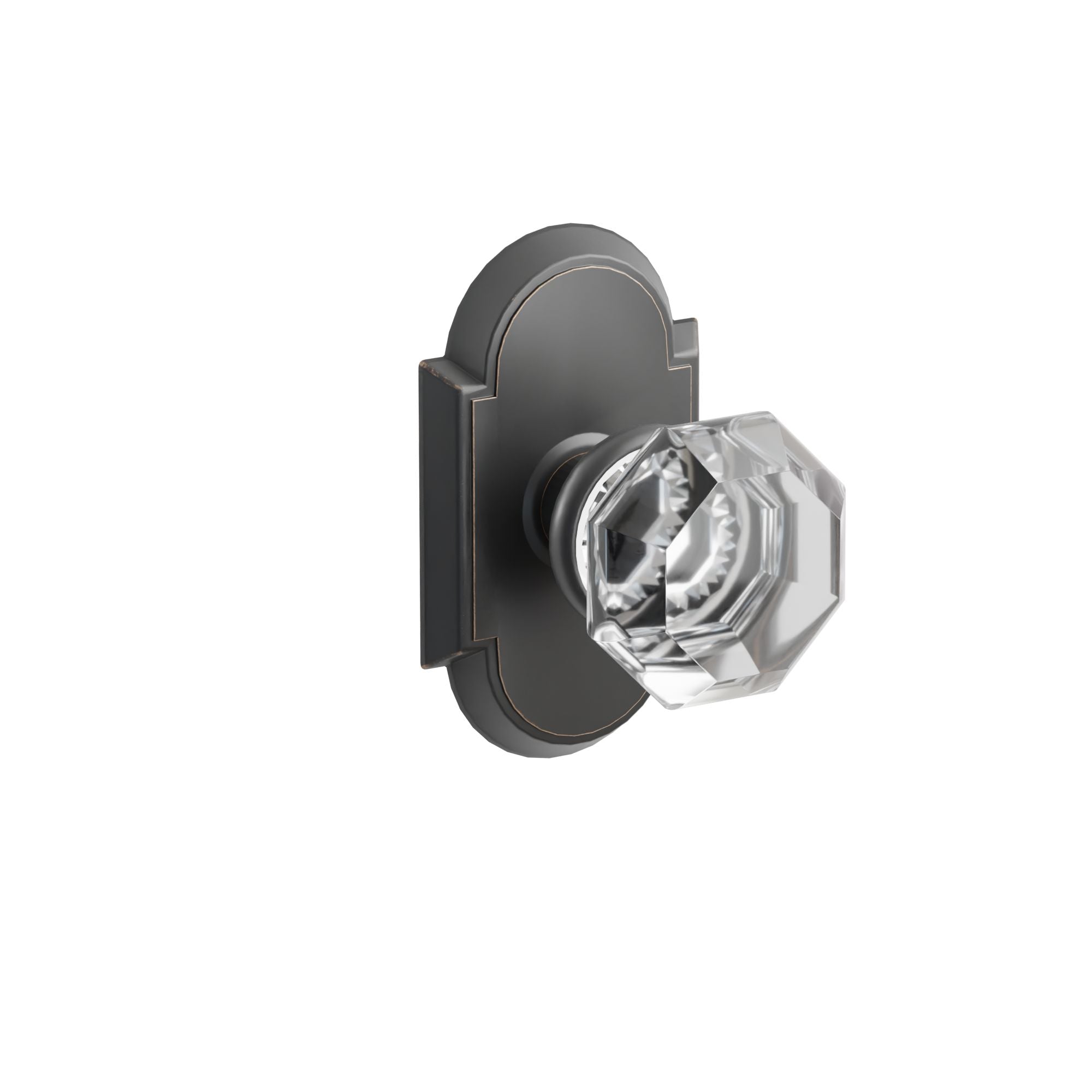 Emtek Concealed Fastener Old Town Knob Set with #8 Rosette