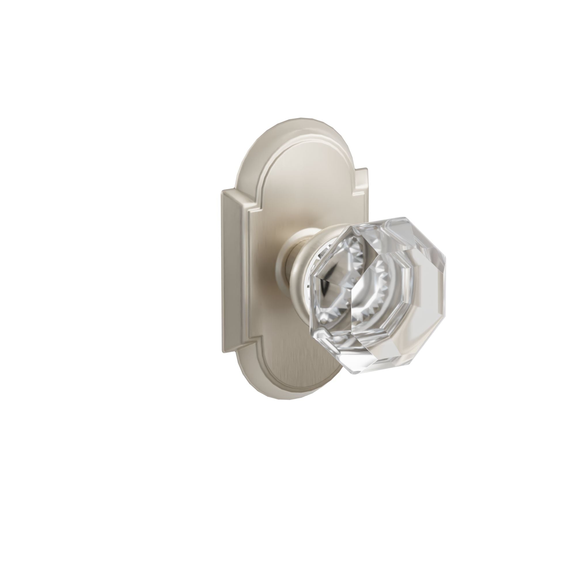 Emtek Concealed Fastener Old Town Knob Set with #8 Rosette