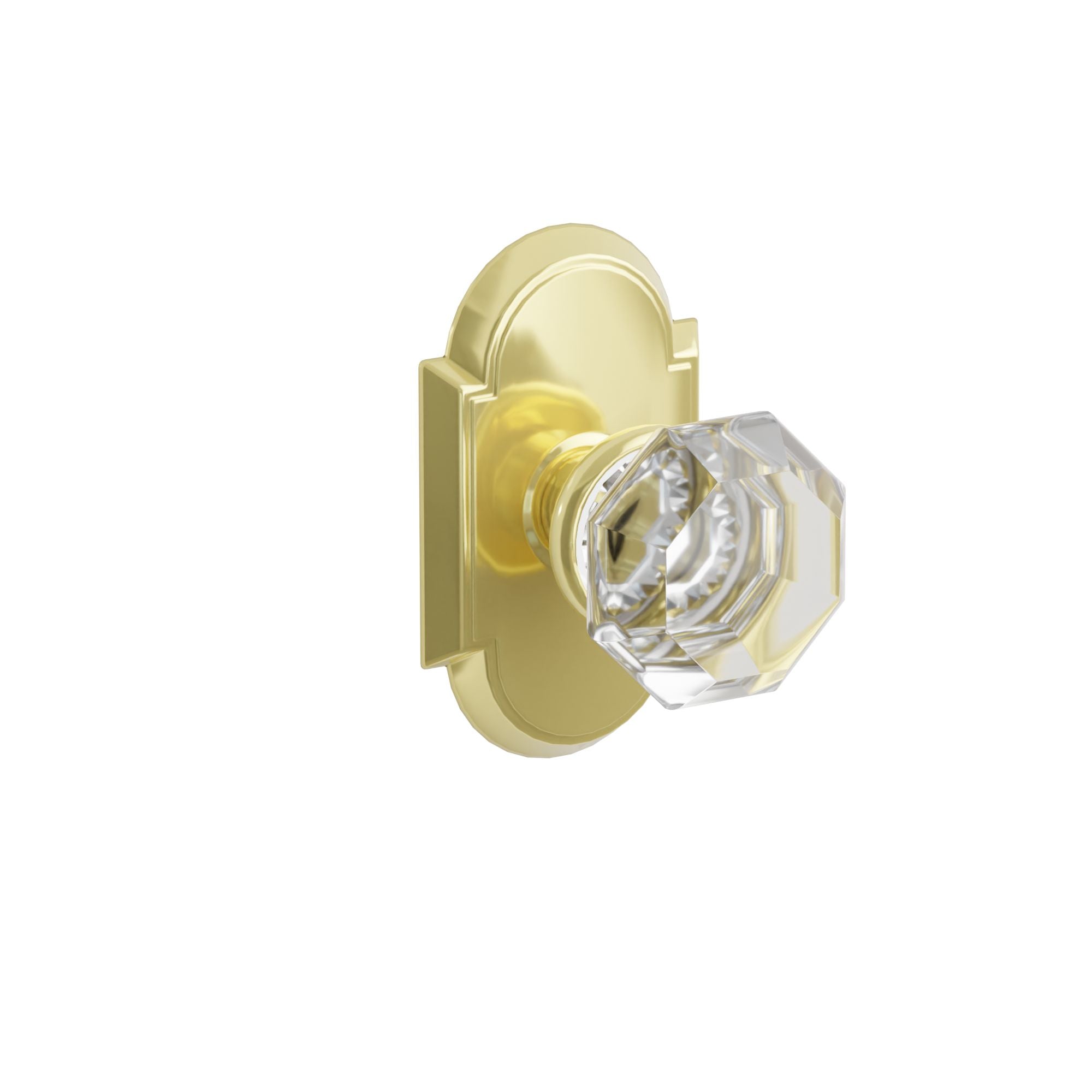 Emtek Concealed Fastener Old Town Knob Set with #8 Rosette