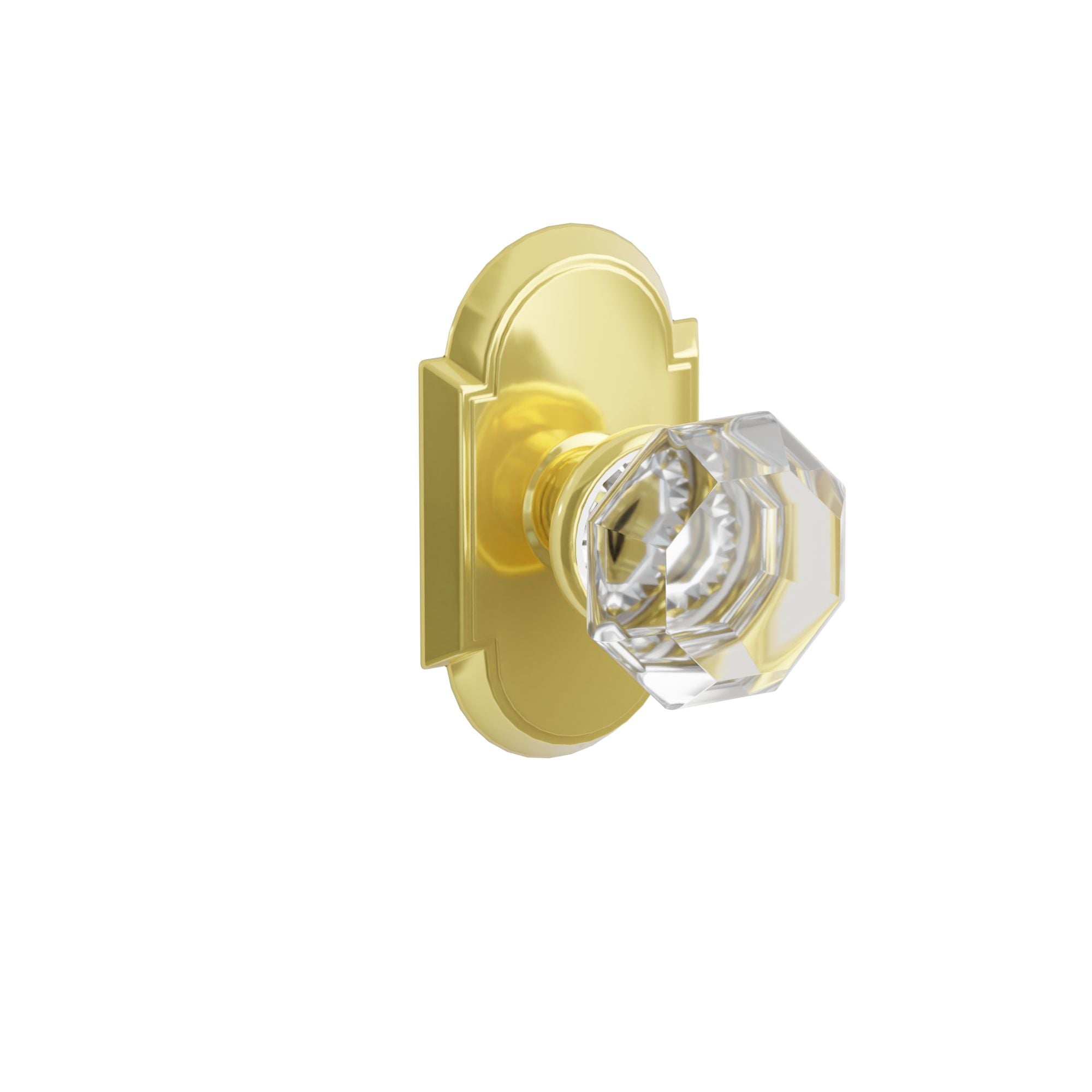 Emtek Concealed Fastener Old Town Knob Set with #8 Rosette