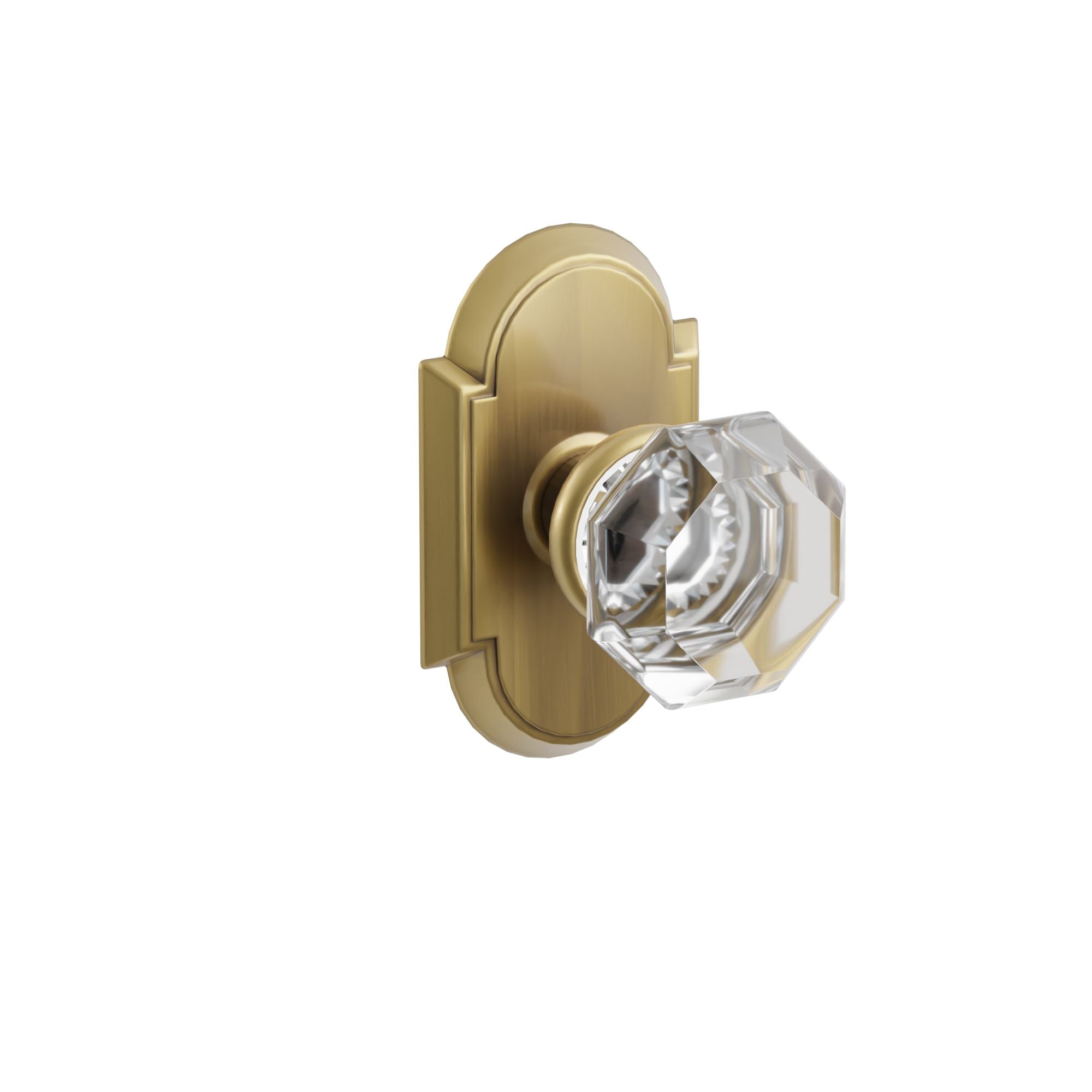 Emtek Concealed Fastener Old Town Knob Set with #8 Rosette