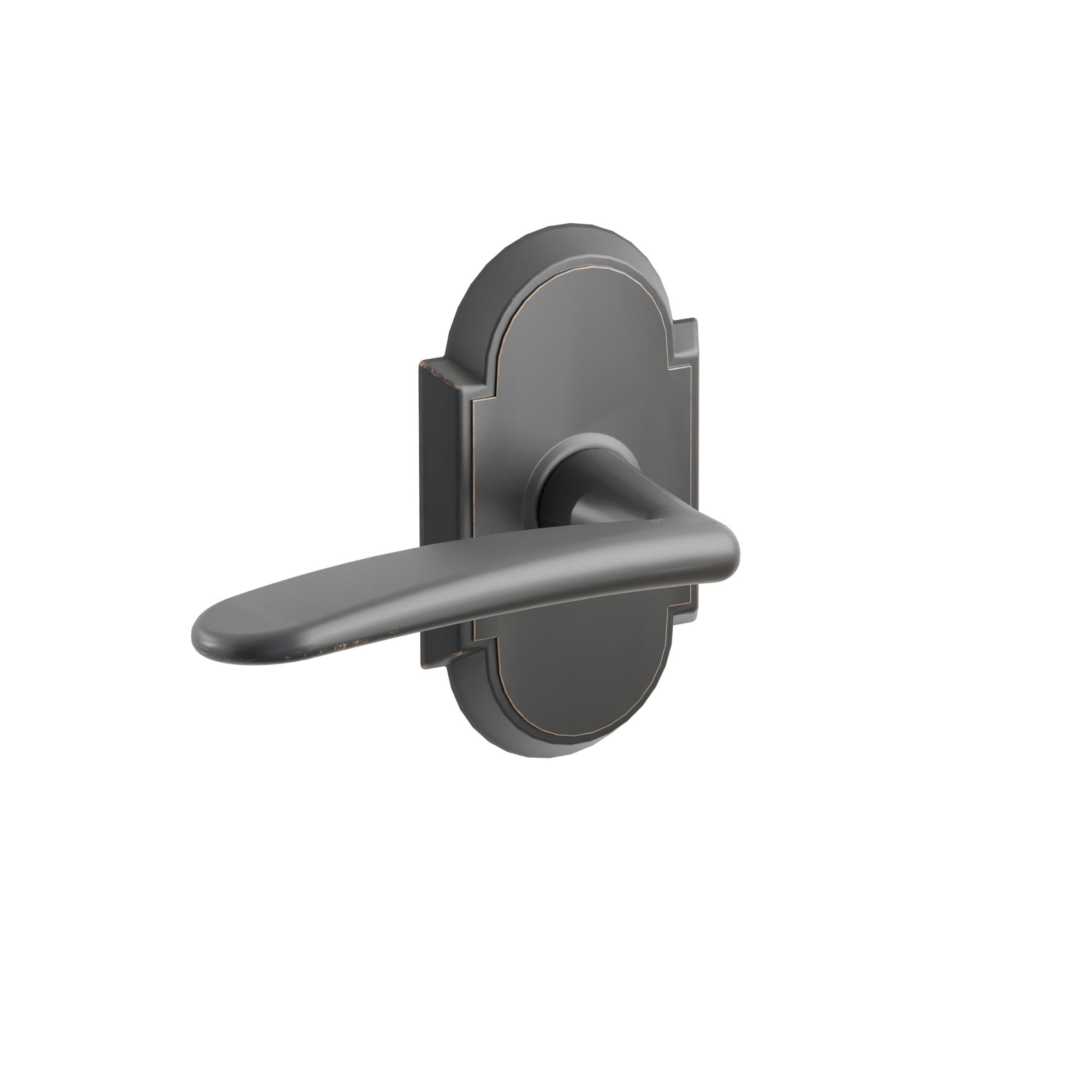 Emtek Milano Lever Set with #8 Rosette