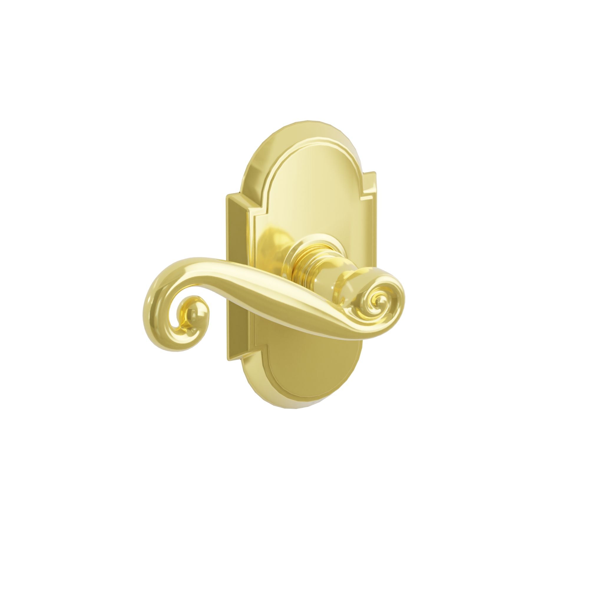 Emtek Concealed Fastener Rustic Lever Set with #8 Rosette