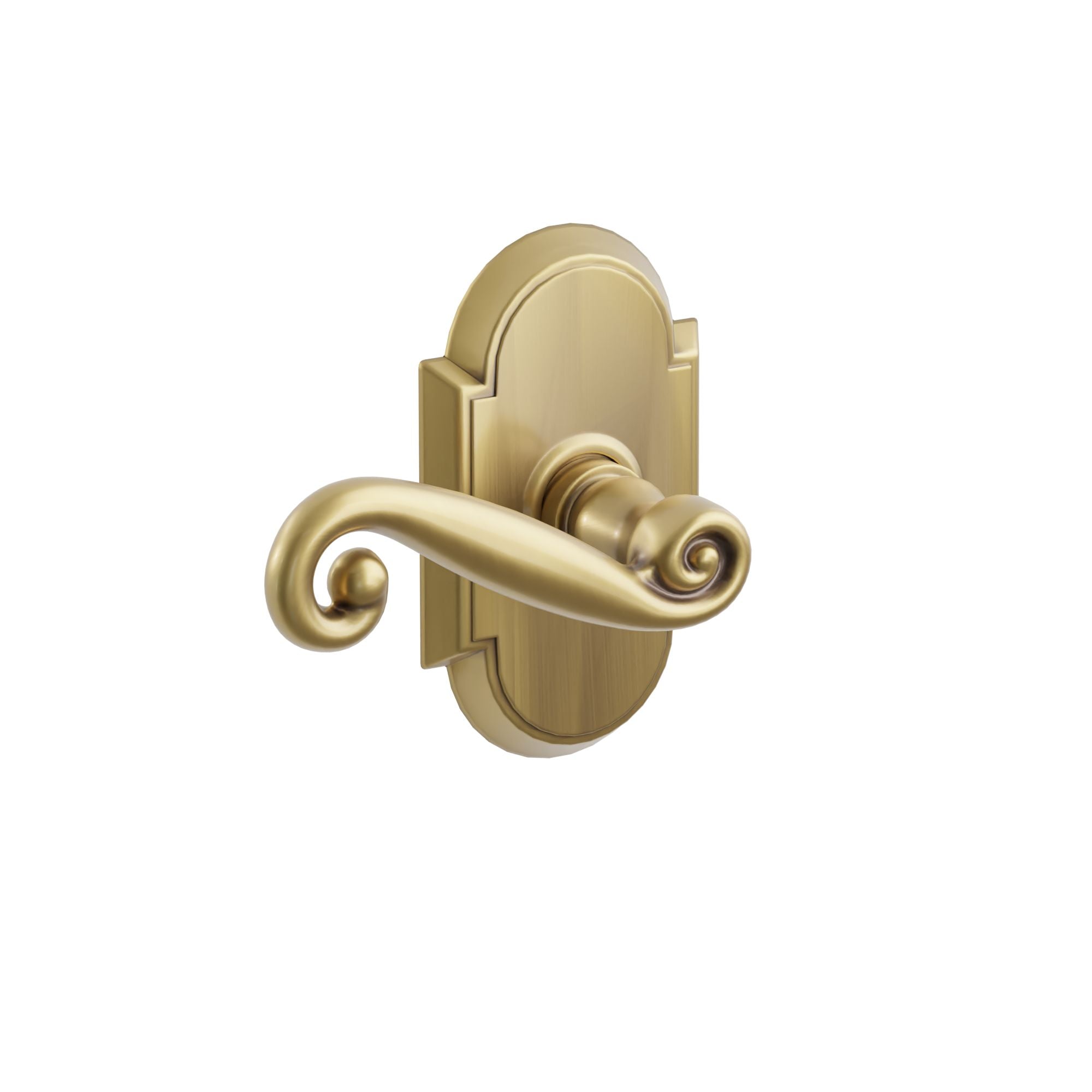 Emtek Rustic Lever Set with #8 Rosette