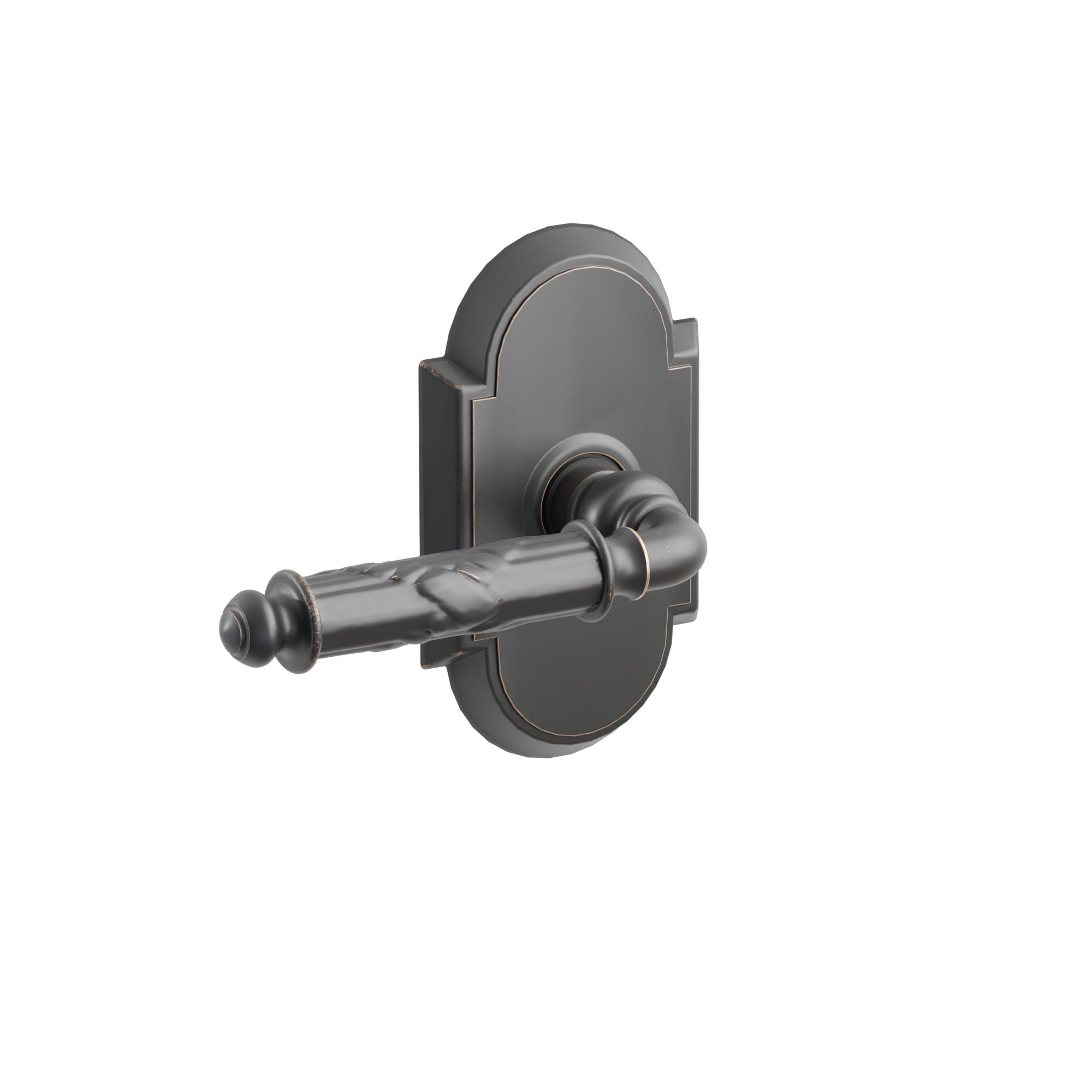 Emtek Ribbon & Reed Lever Set with #8 Rosette