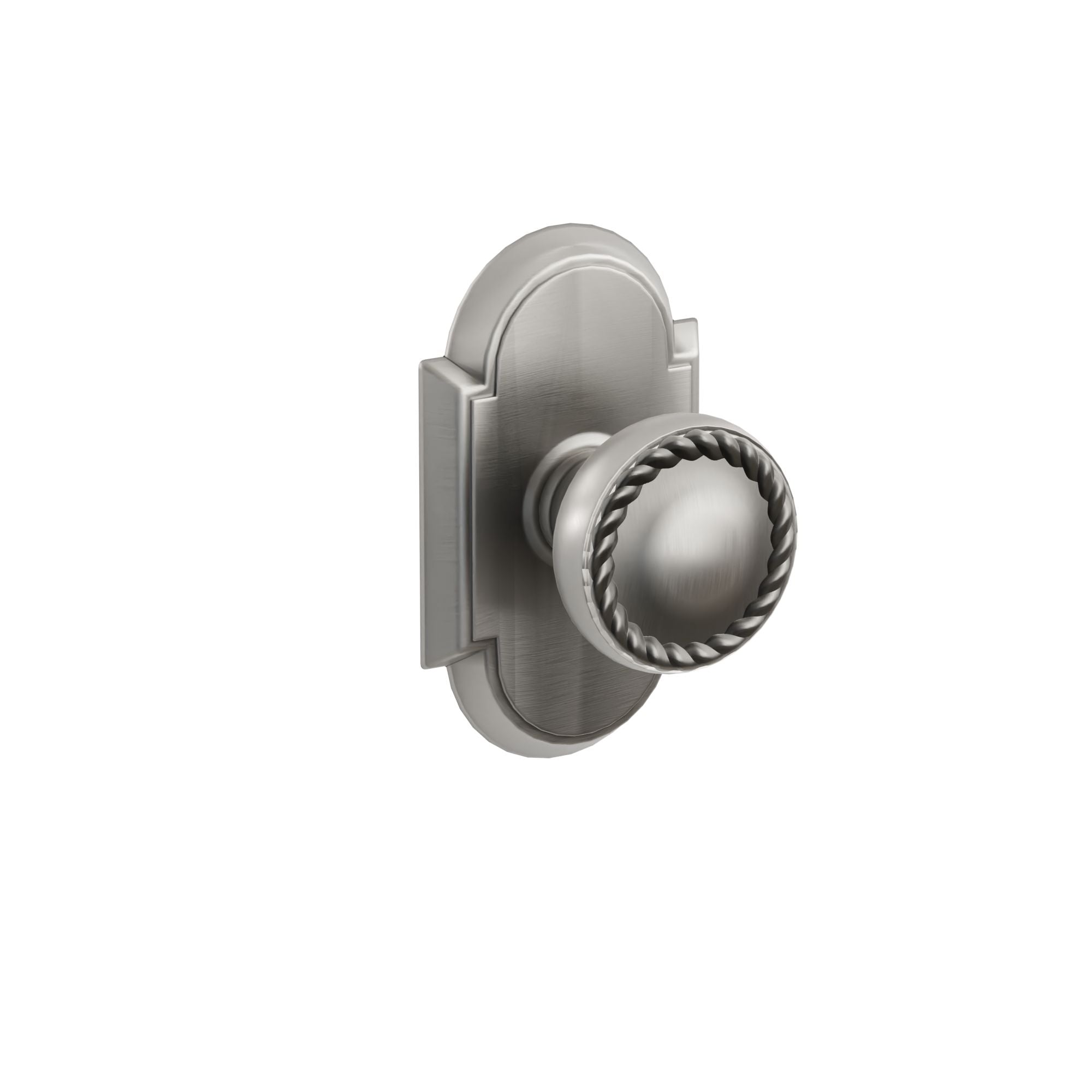 Emtek Concealed Fastener Rope Knob Set With #8 Rosette