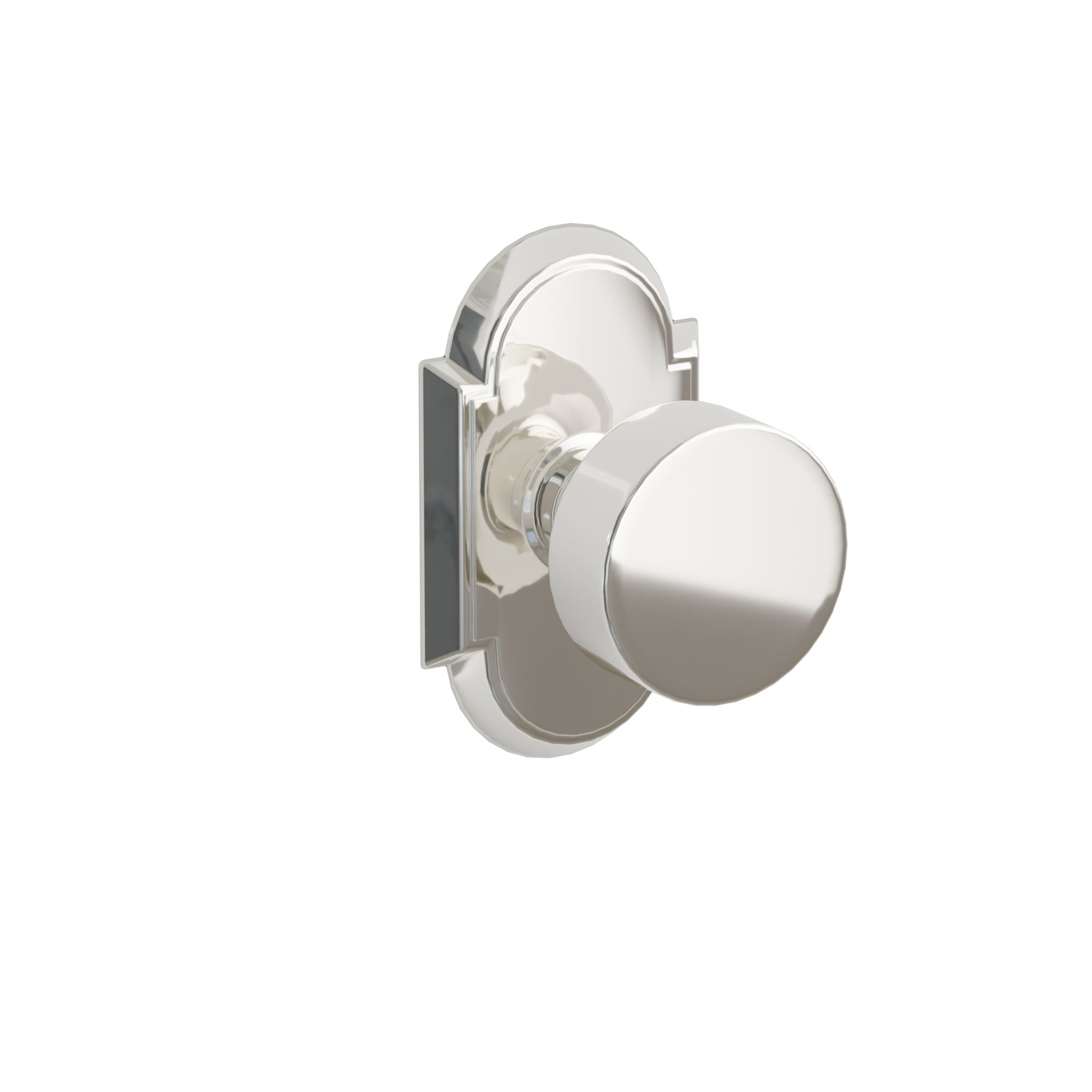 Emtek Concealed Fastener Round Knob Set With #8 Rosette