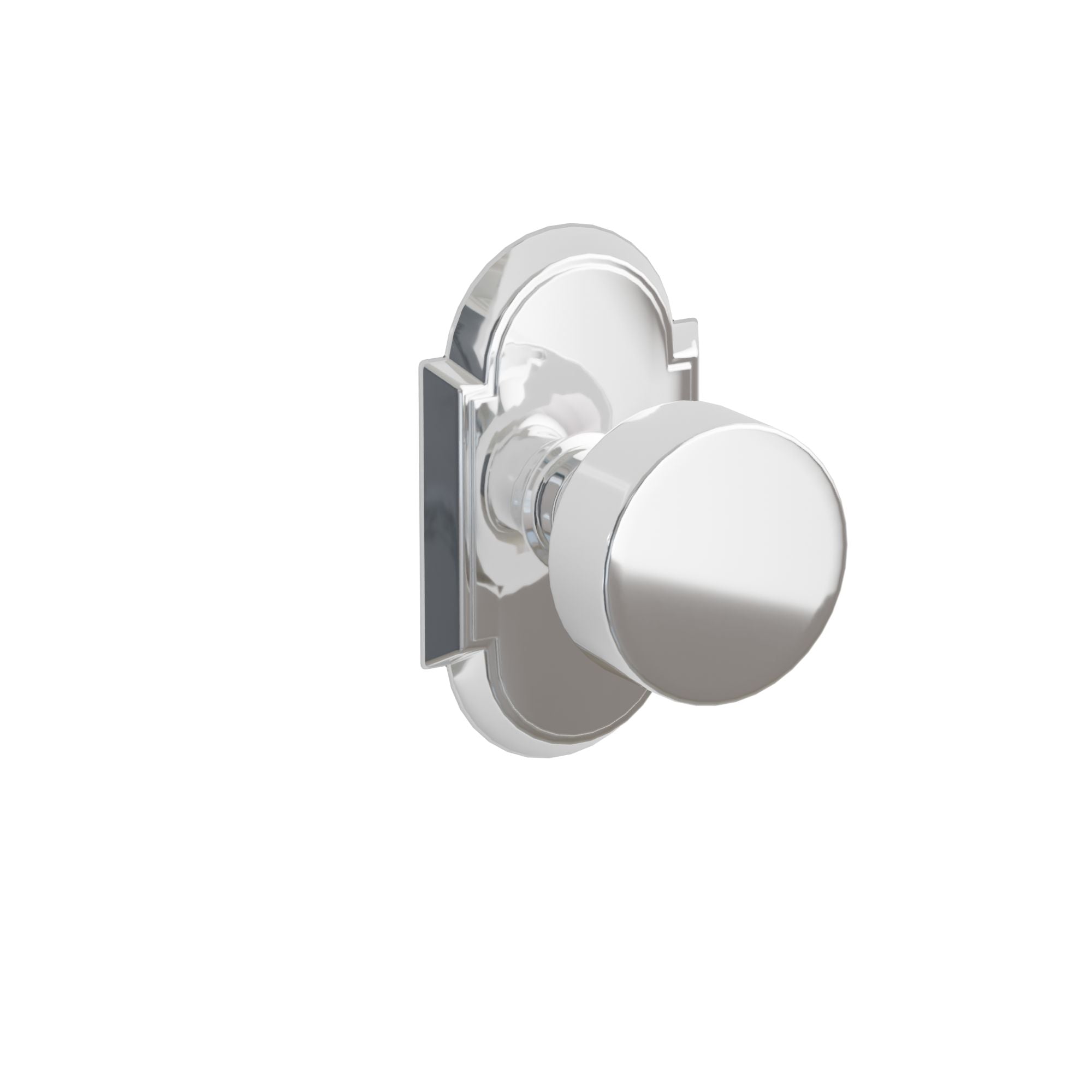 Emtek Concealed Fastener Round Knob Set With #8 Rosette