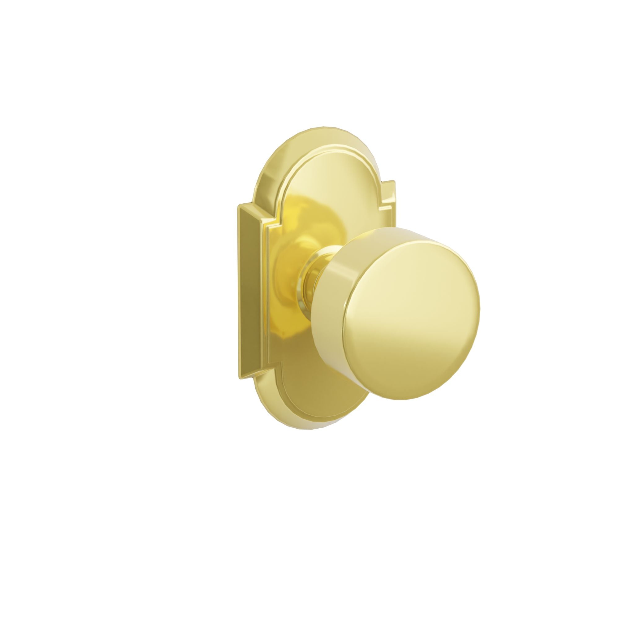 Emtek Concealed Fastener Round Knob Set With #8 Rosette