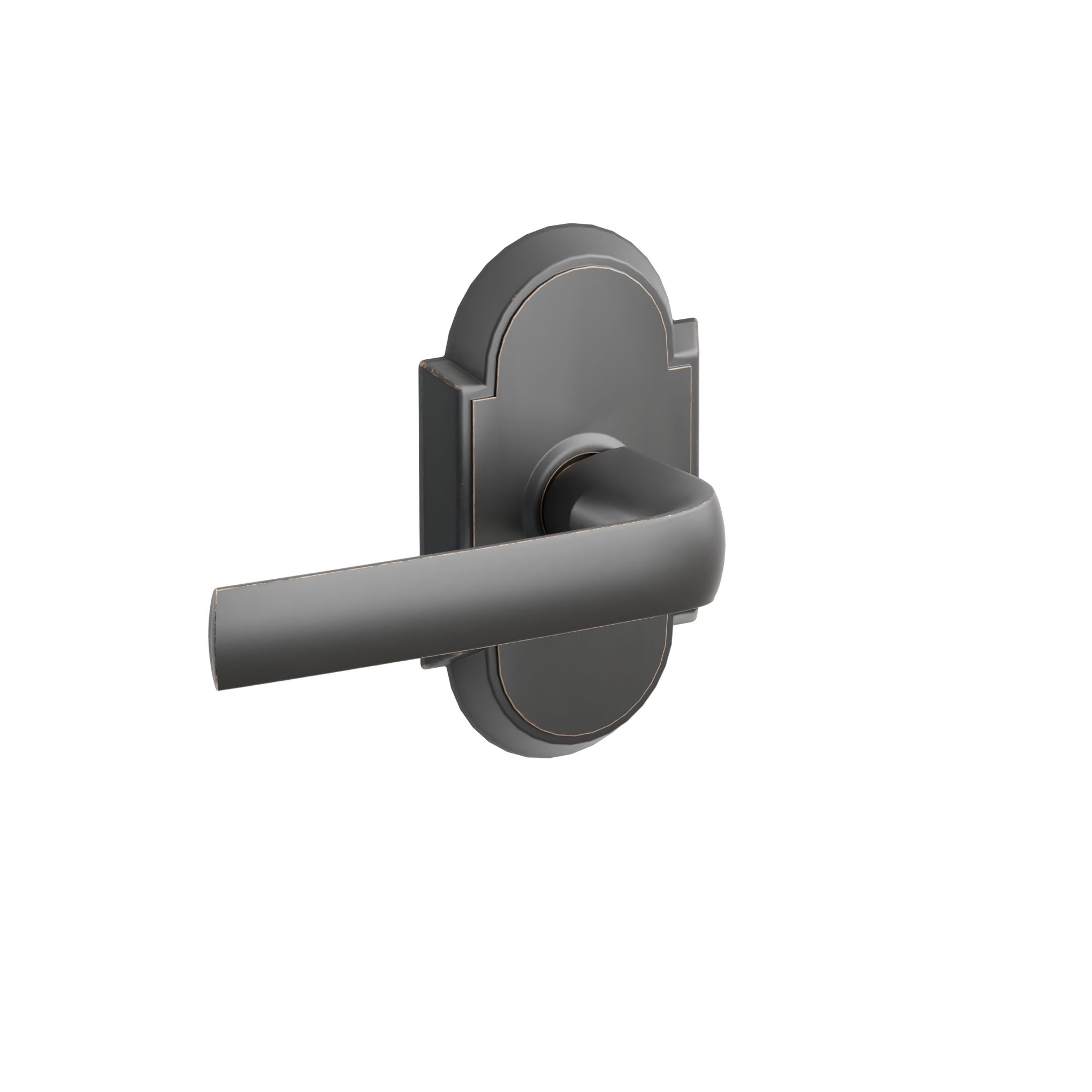 Emtek Concealed Fastener Spencer Lever Set With #8 Rosette