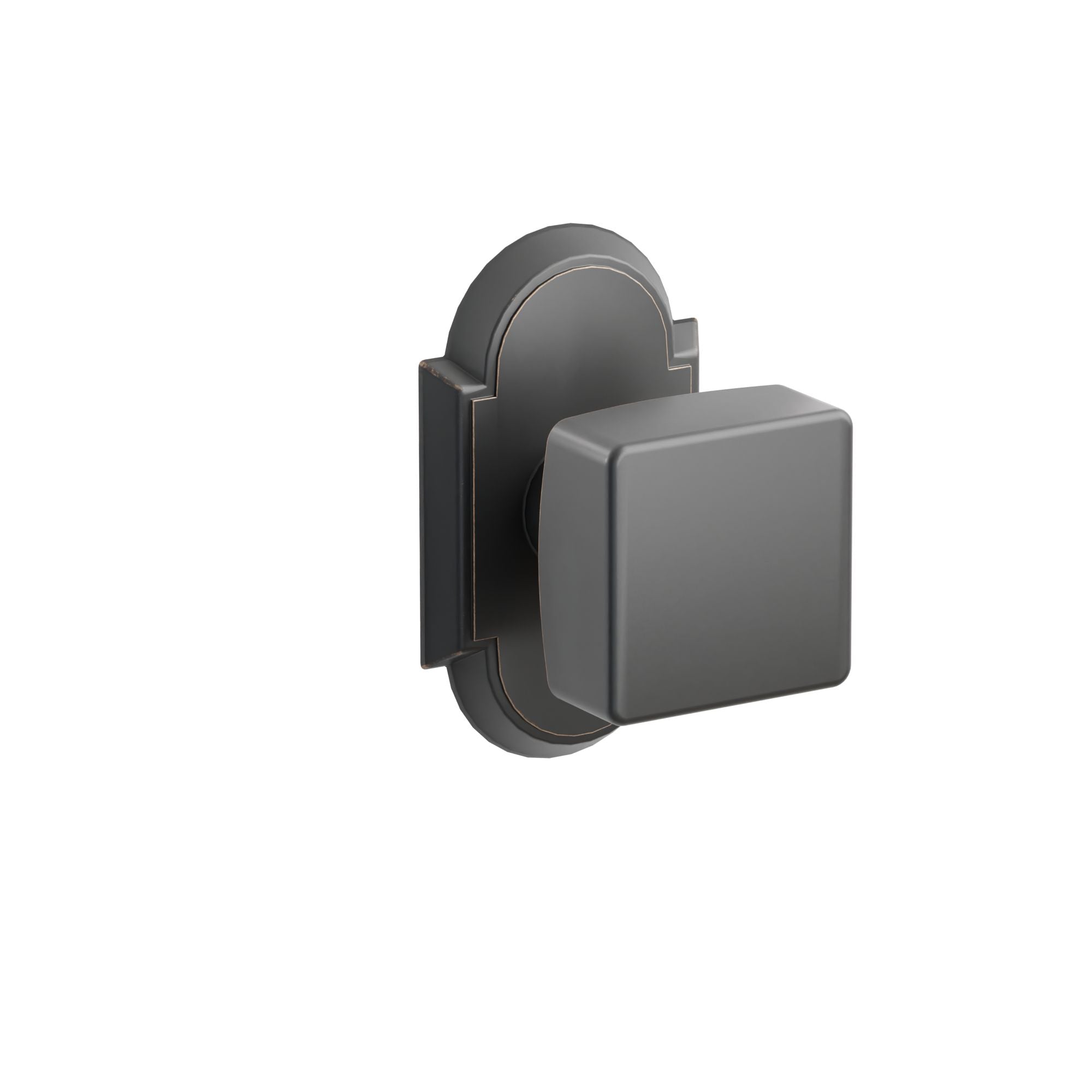 Emtek Concealed Fastener Square Knob Set With #8 Rosette