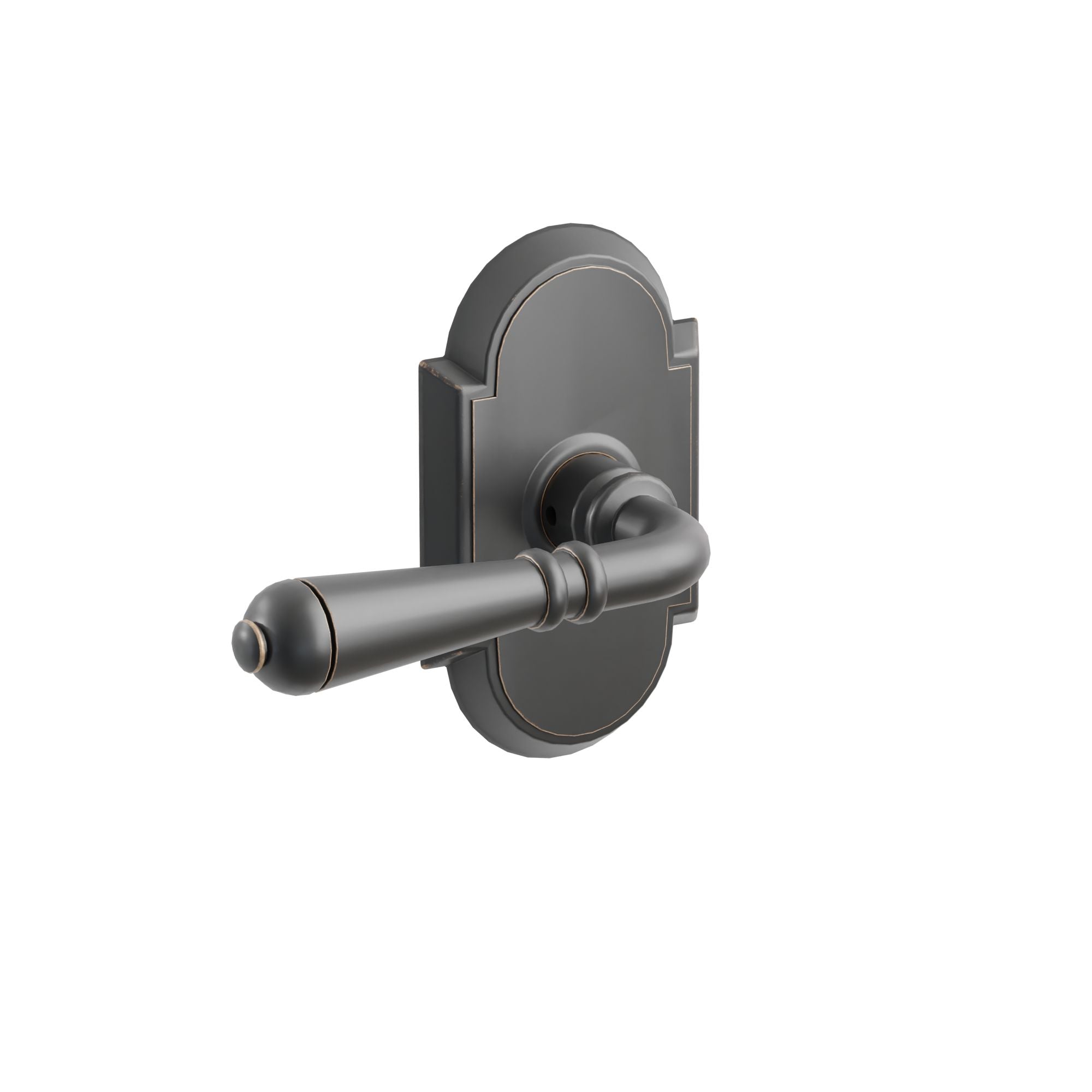 Emtek Concealed Fastener Turino Lever Set with #8 Rosette