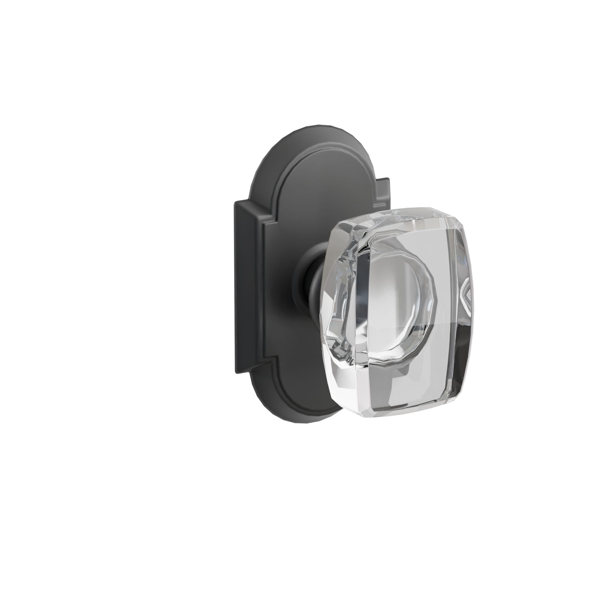 Emtek Concealed Fastener Windsor Glass Knob Set With #8 Rosette