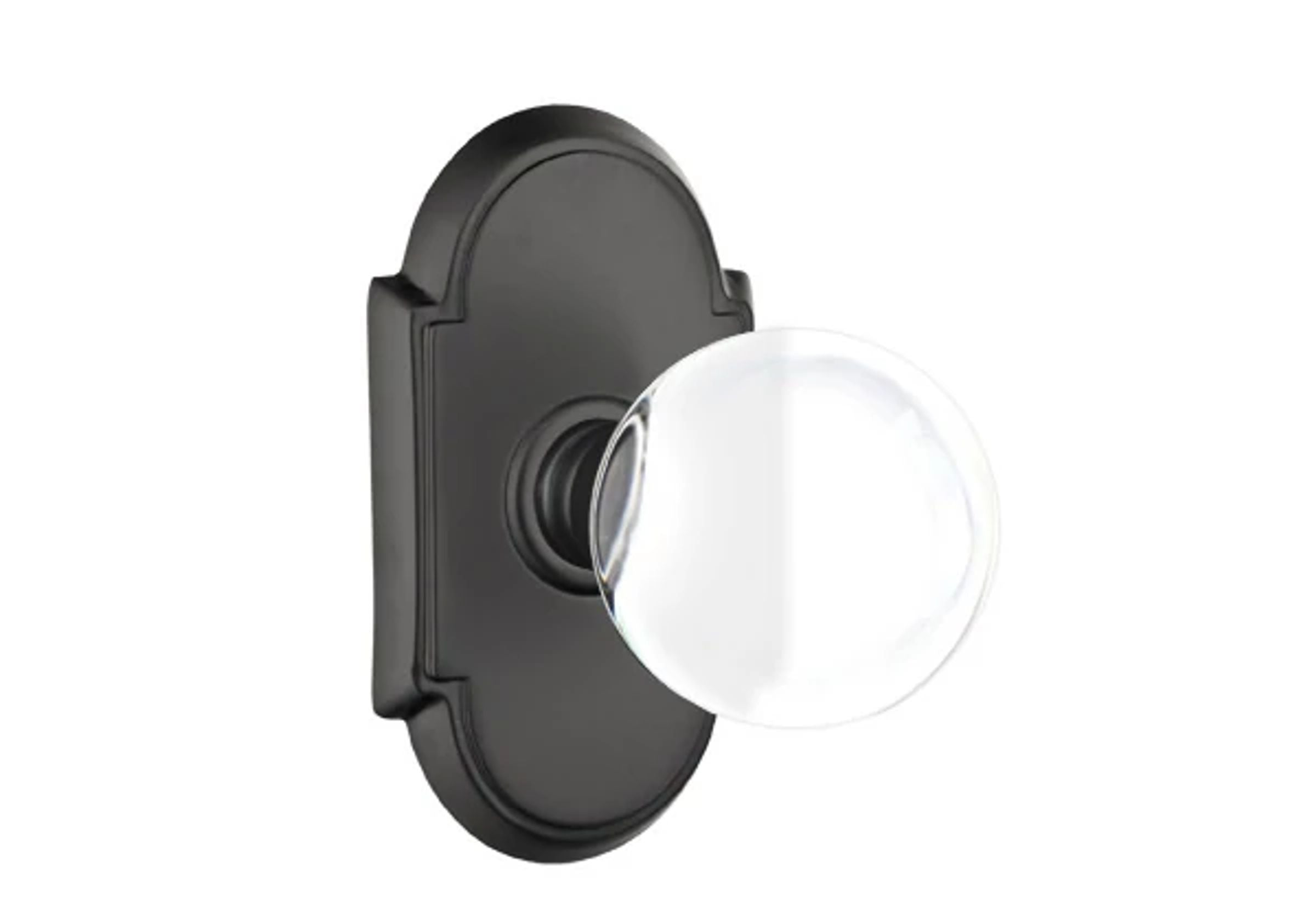 Emtek Concealed Fastener Bristol Glass Knob Set with #8 Rosette