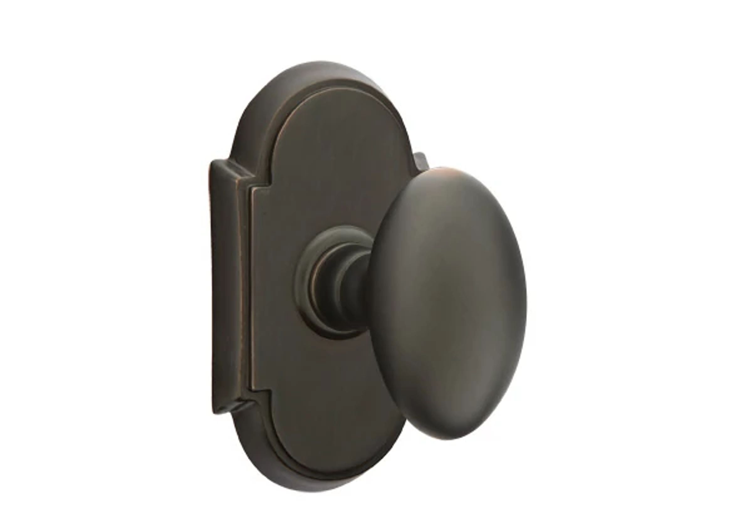 Emtek Concealed Fastener Egg Knob Set with #8 Rosette