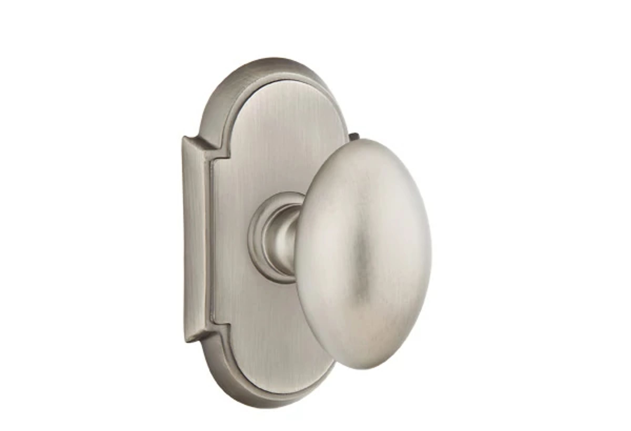 Emtek Concealed Fastener Egg Knob Set with #8 Rosette