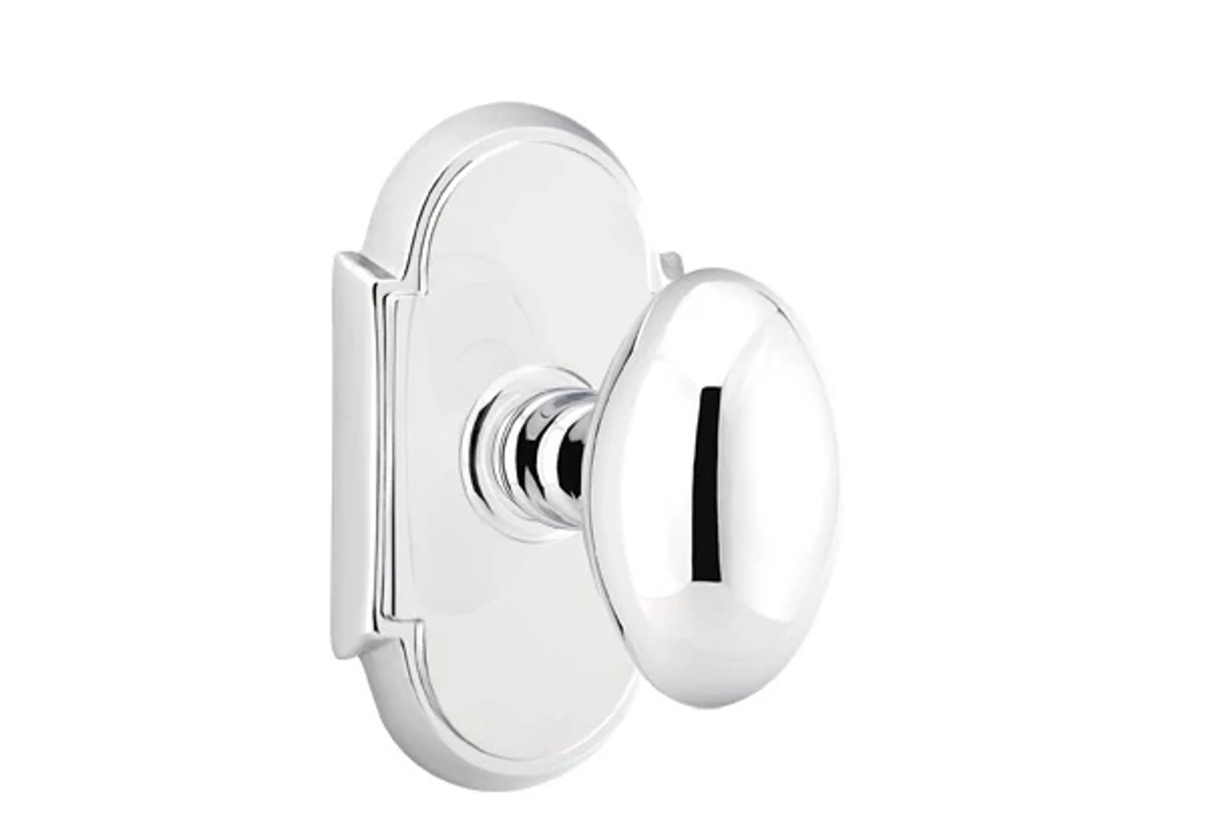 Emtek Egg Knob Set with #8 Rosette