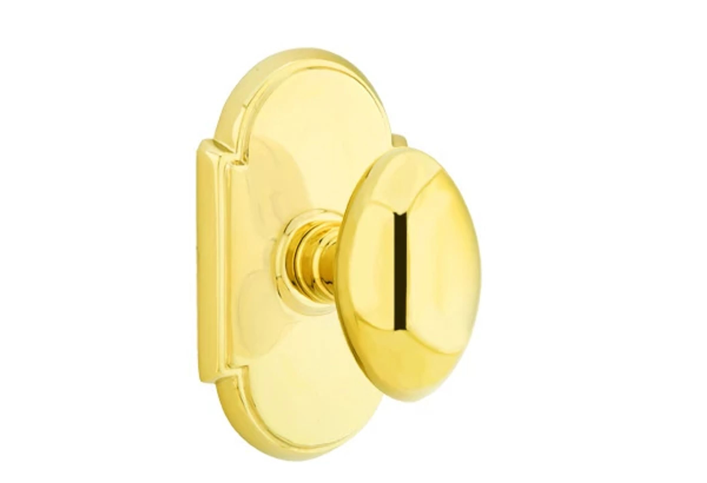 Emtek Egg Knob Set with #8 Rosette