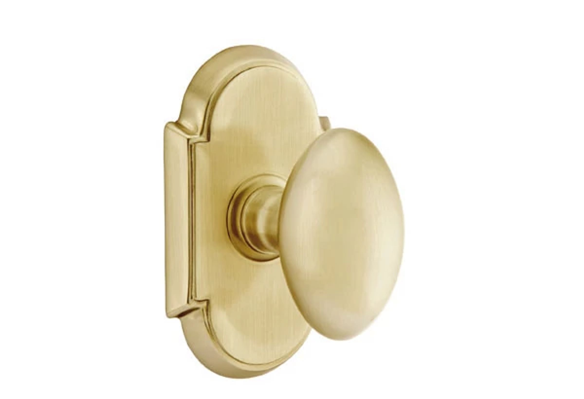 Emtek Concealed Fastener Egg Knob Set with #8 Rosette