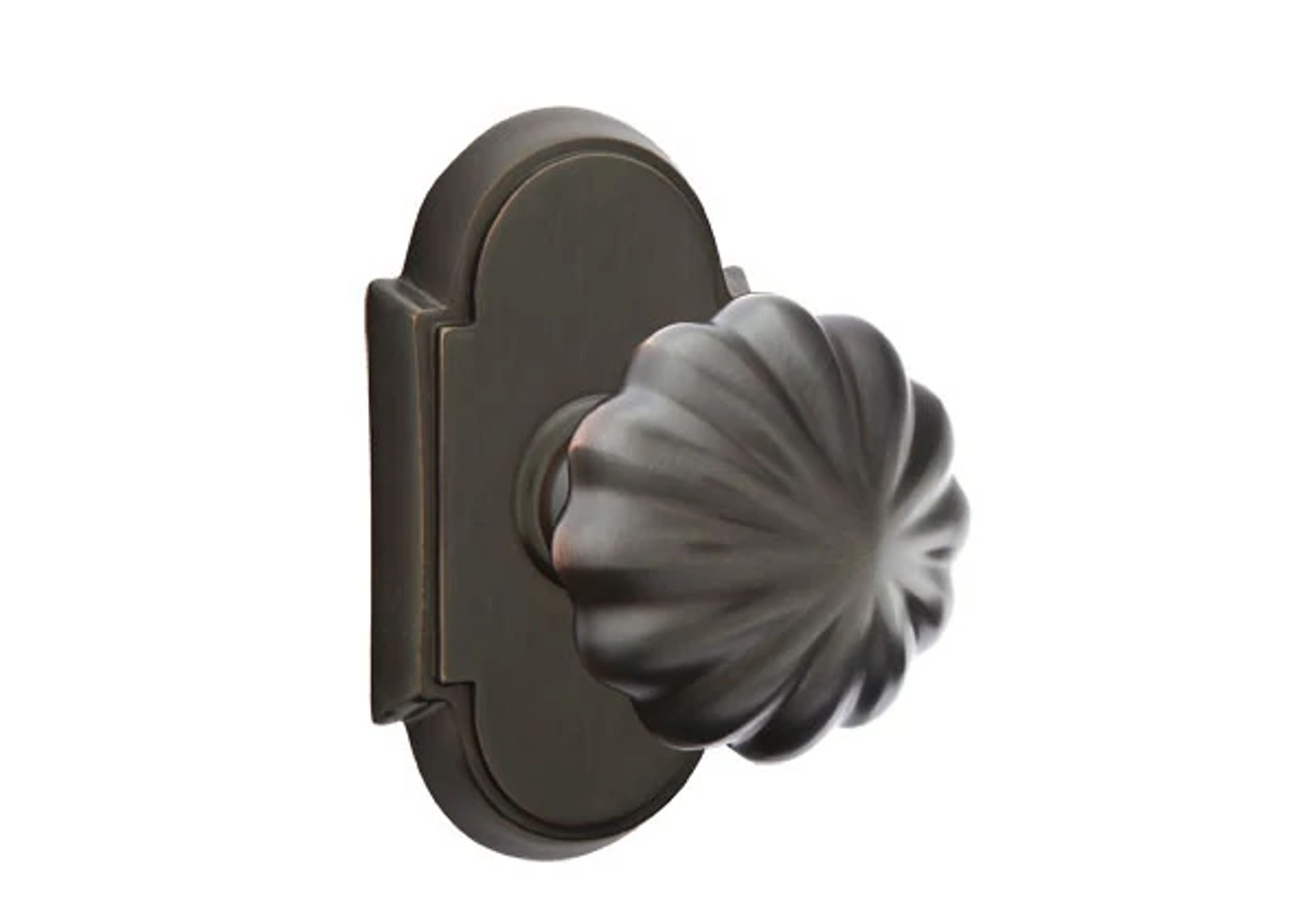 Emtek Melon Knob Set with #8 Rosette