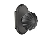 Emtek Concealed Fastener Melon Knob Set with #8 Rosette