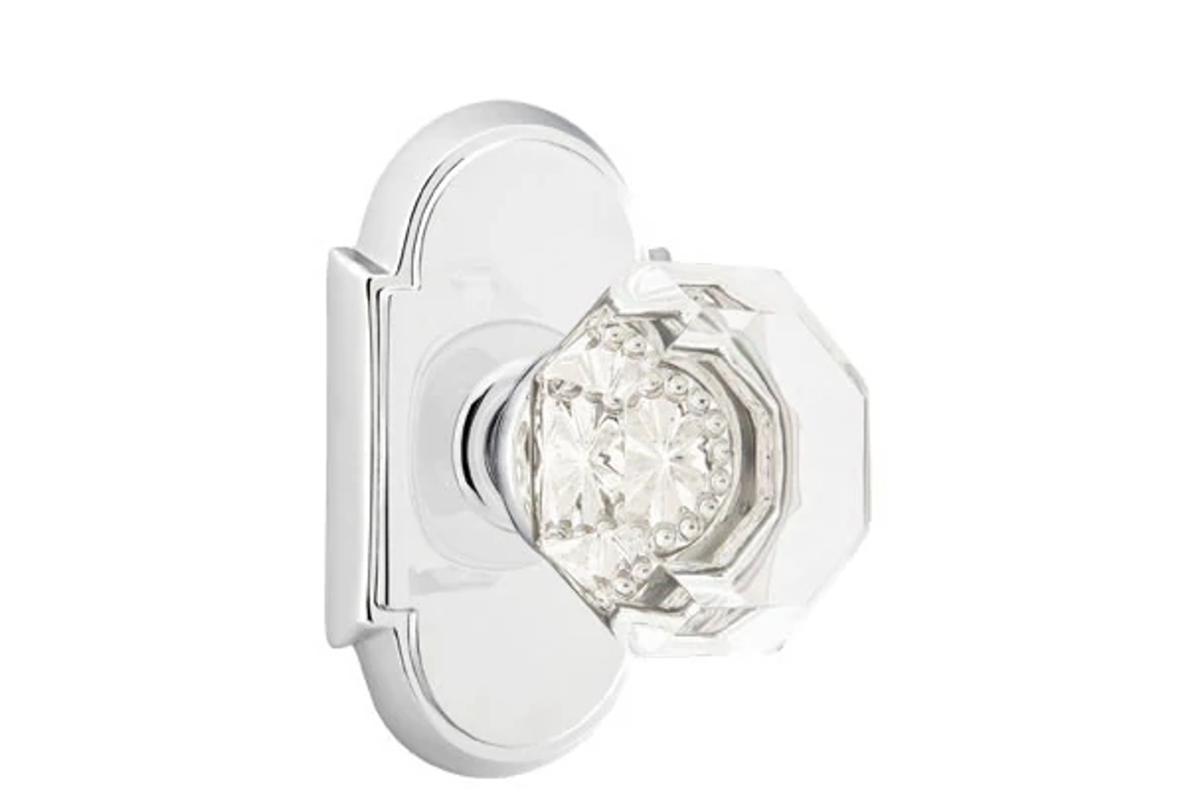 Emtek Concealed Fastener Old Town Knob Set with #8 Rosette