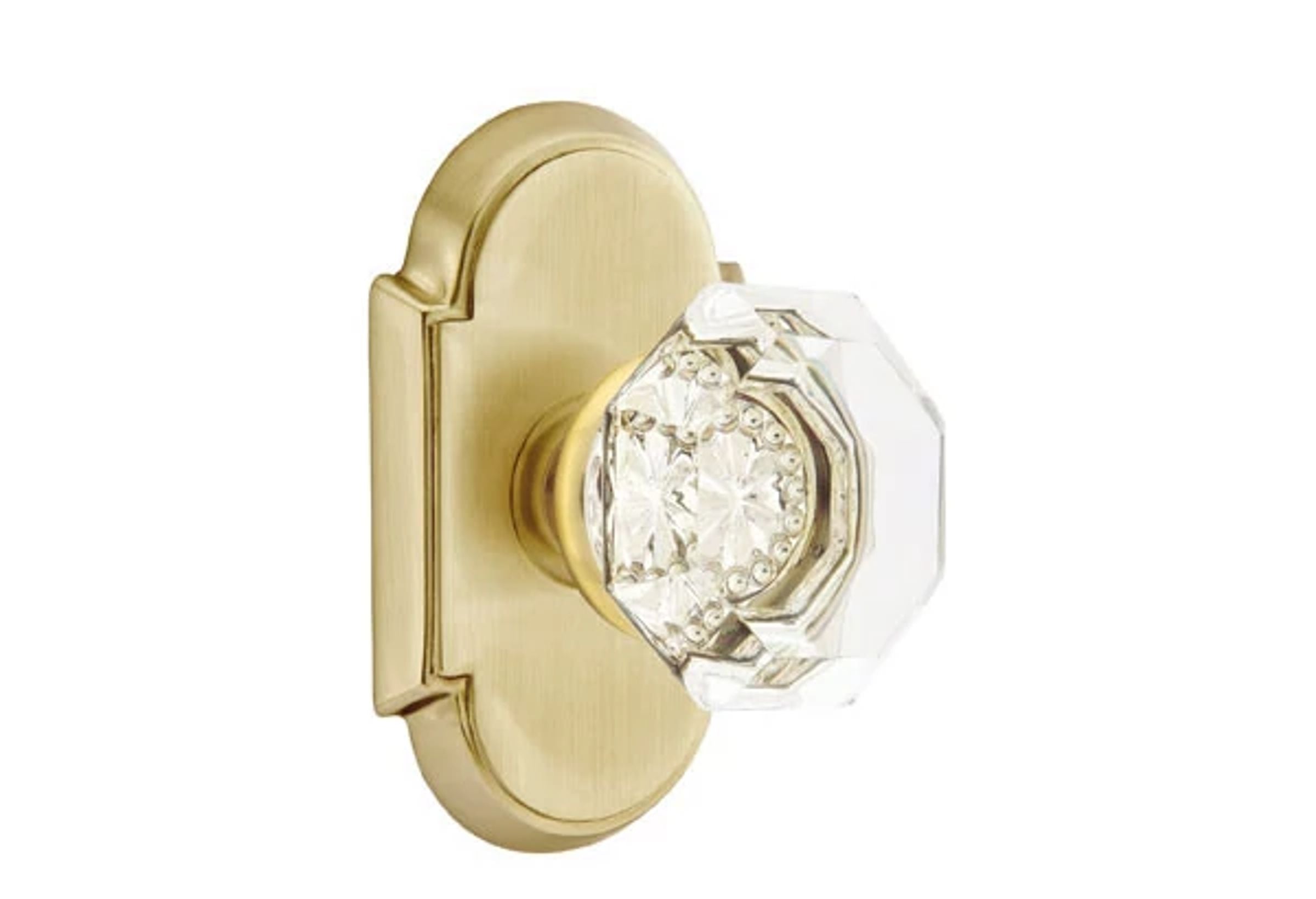 Emtek Concealed Fastener Old Town Knob Set with #8 Rosette