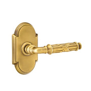 Emtek Ribbon & Reed Lever Set with #8 Rosette