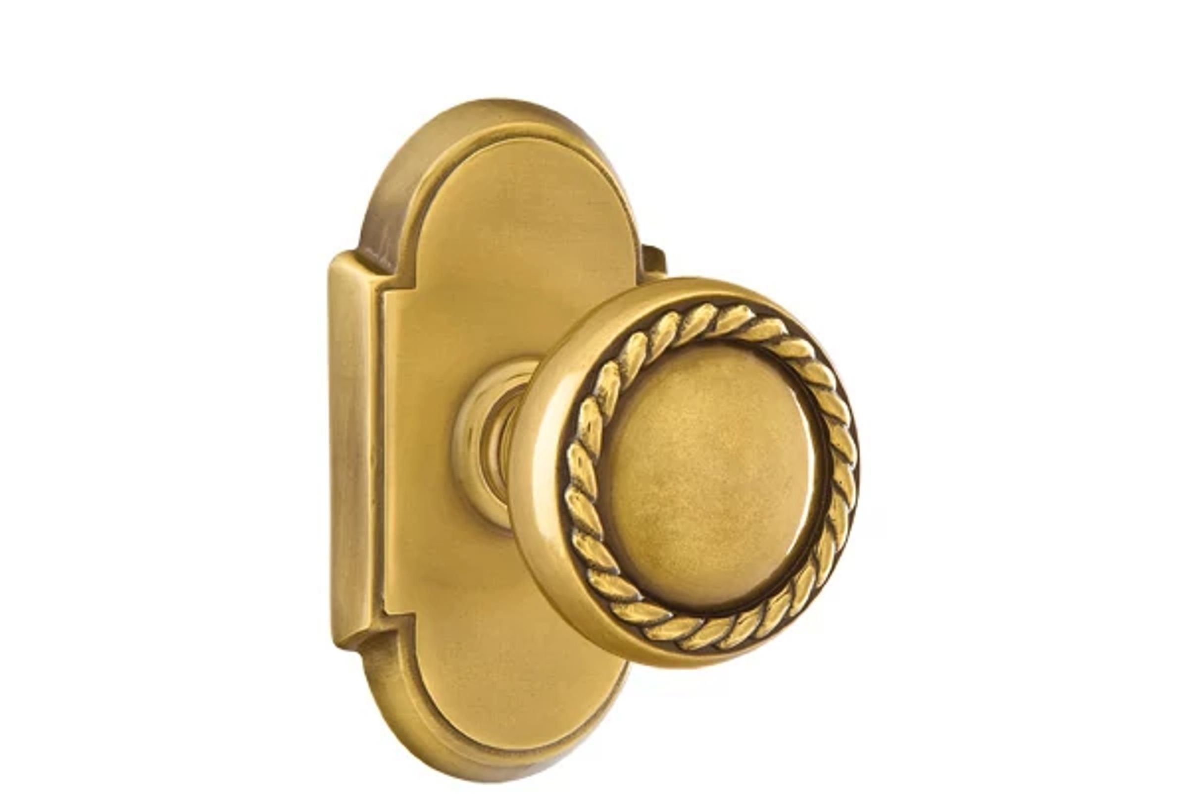 Emtek Concealed Fastener Rope Knob Set with #8 Rosette