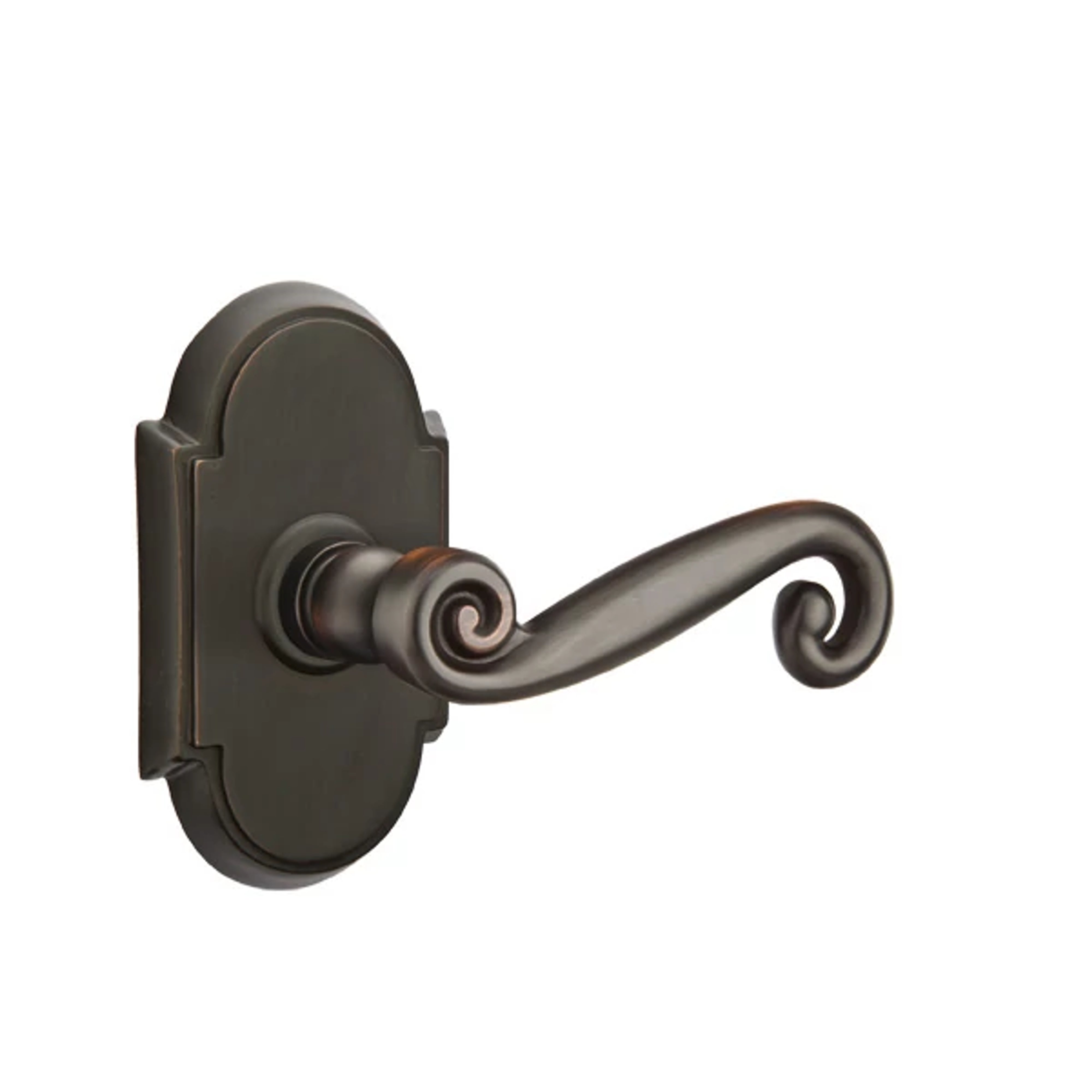 Emtek Rustic Lever Set with #8 Rosette