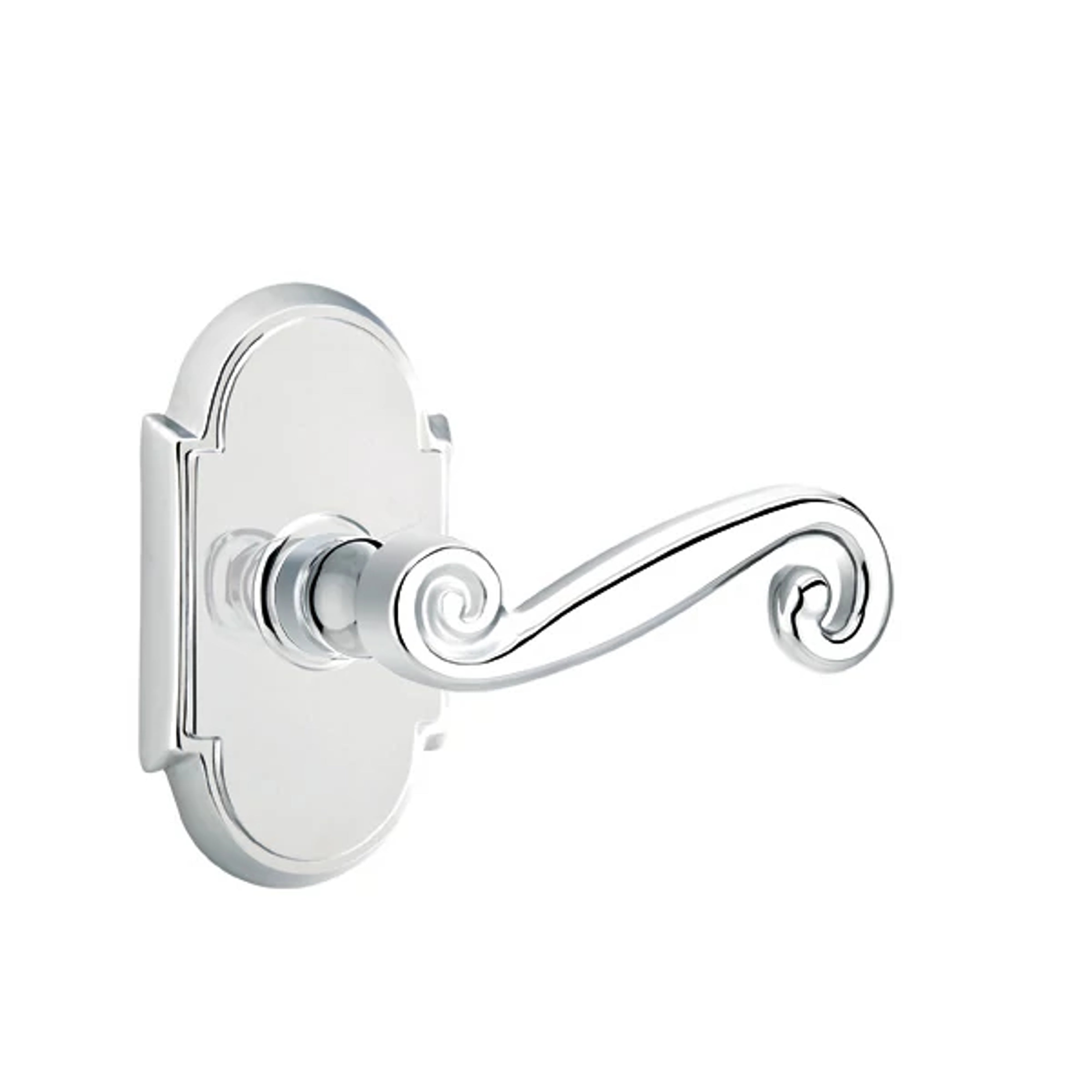 Emtek Concealed Fastener Rustic Lever Set with #8 Rosette