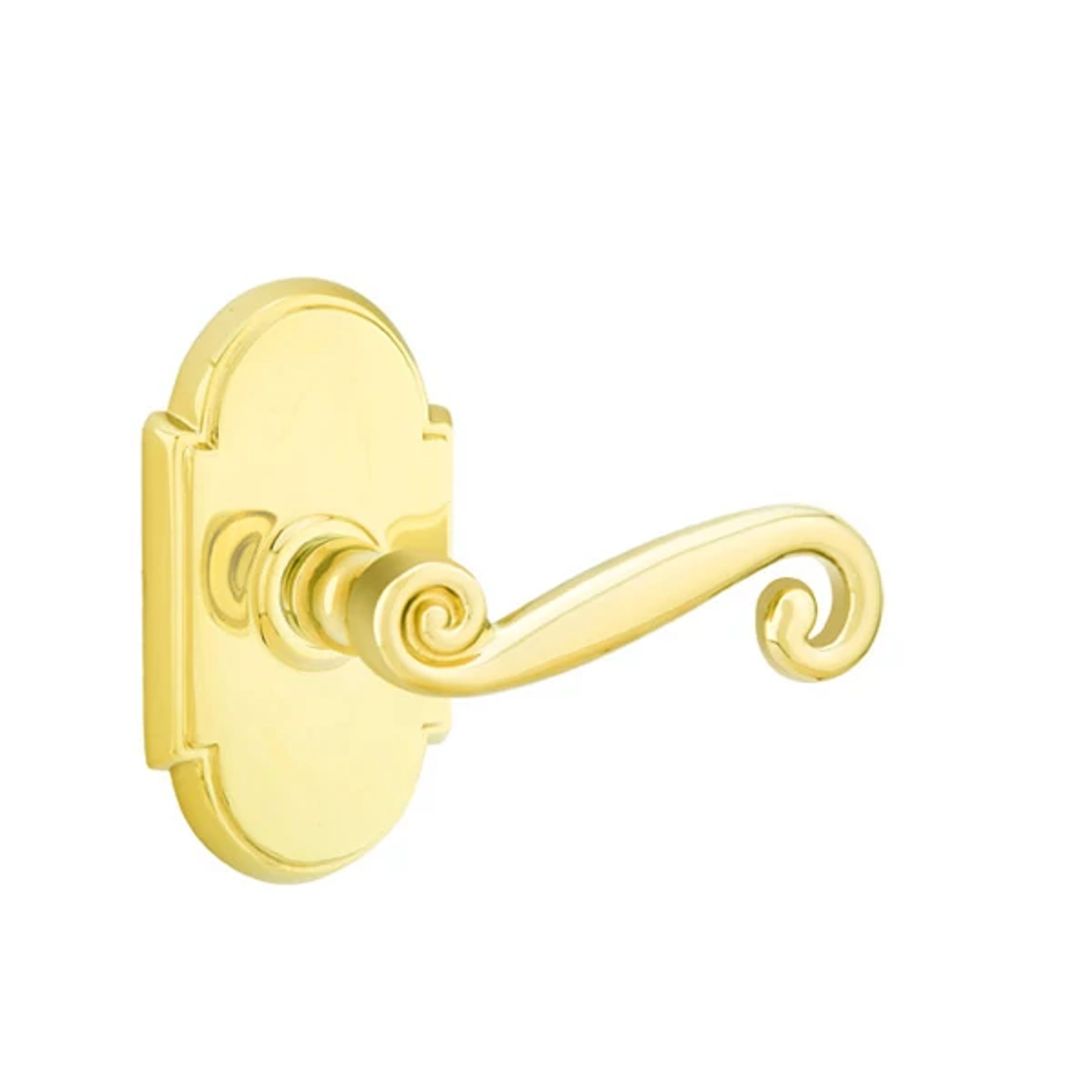 Emtek Concealed Fastener Rustic Lever Set with #8 Rosette