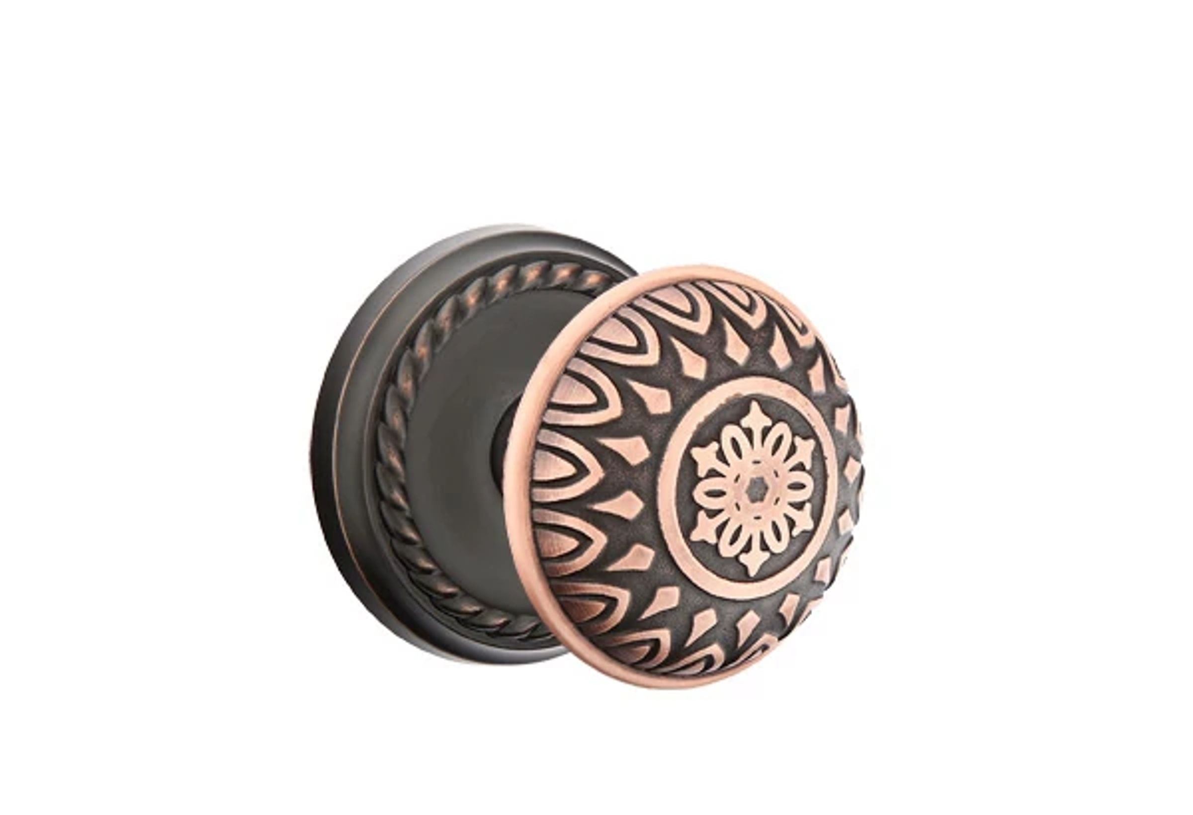 Emtek Lancaster Knob Set with Rope Rosette