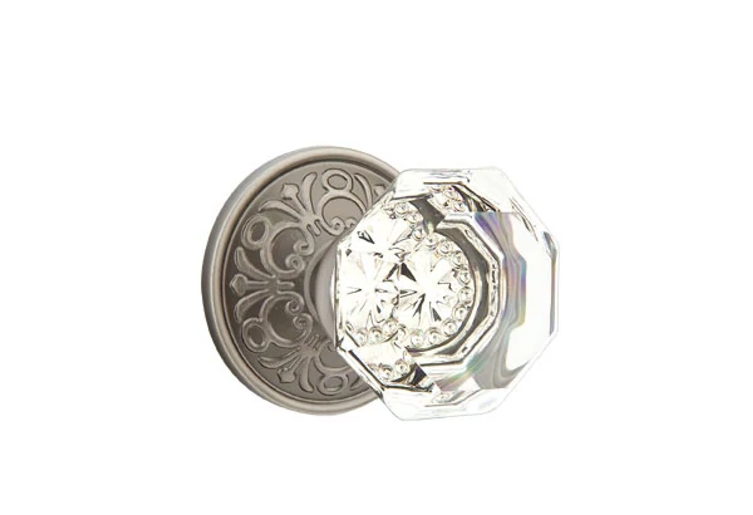 Emtek Concealed Fastener Old Town Knob Set with Lancaster Rosette