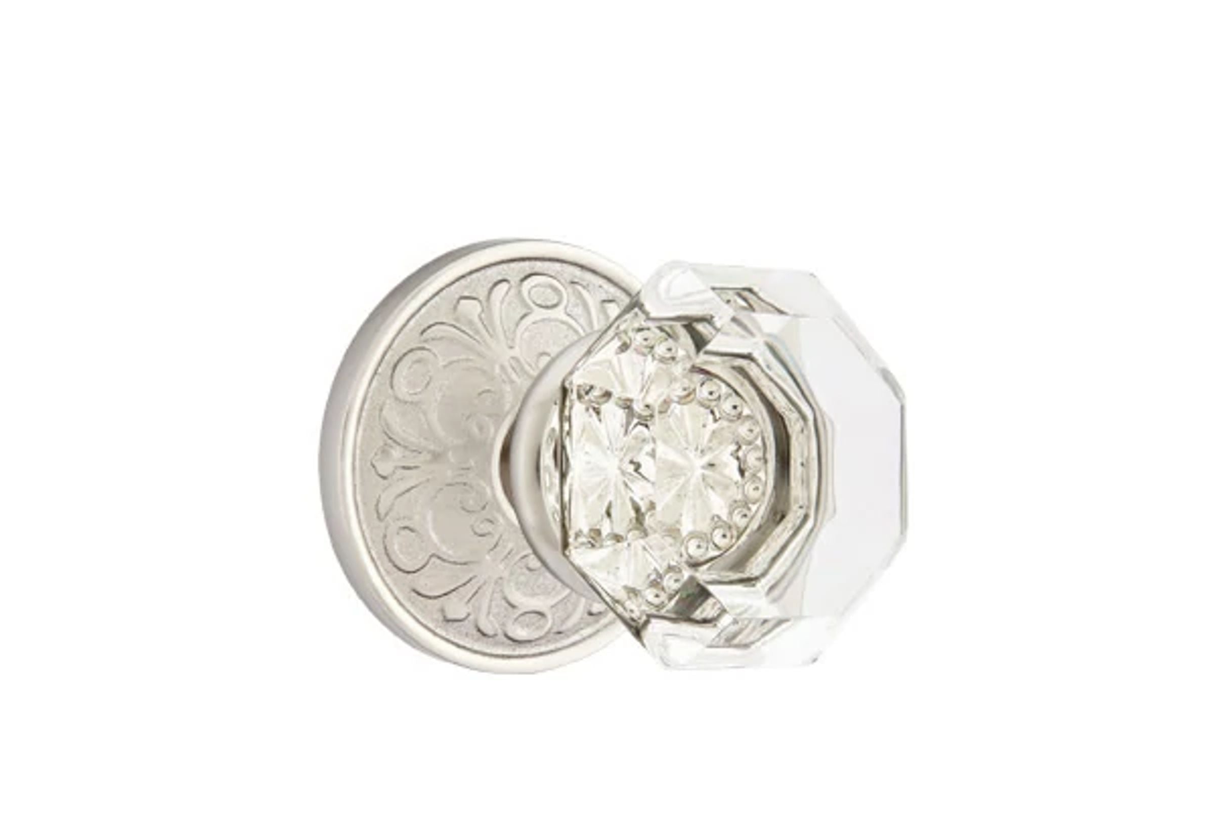 Emtek Concealed Fastener Old Town Knob Set with Lancaster Rosette