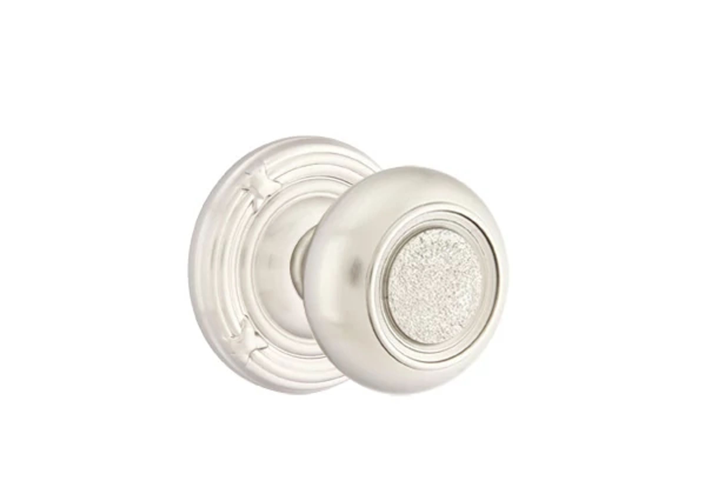 Emtek Belmont Knob Set with Ribbon & Reed