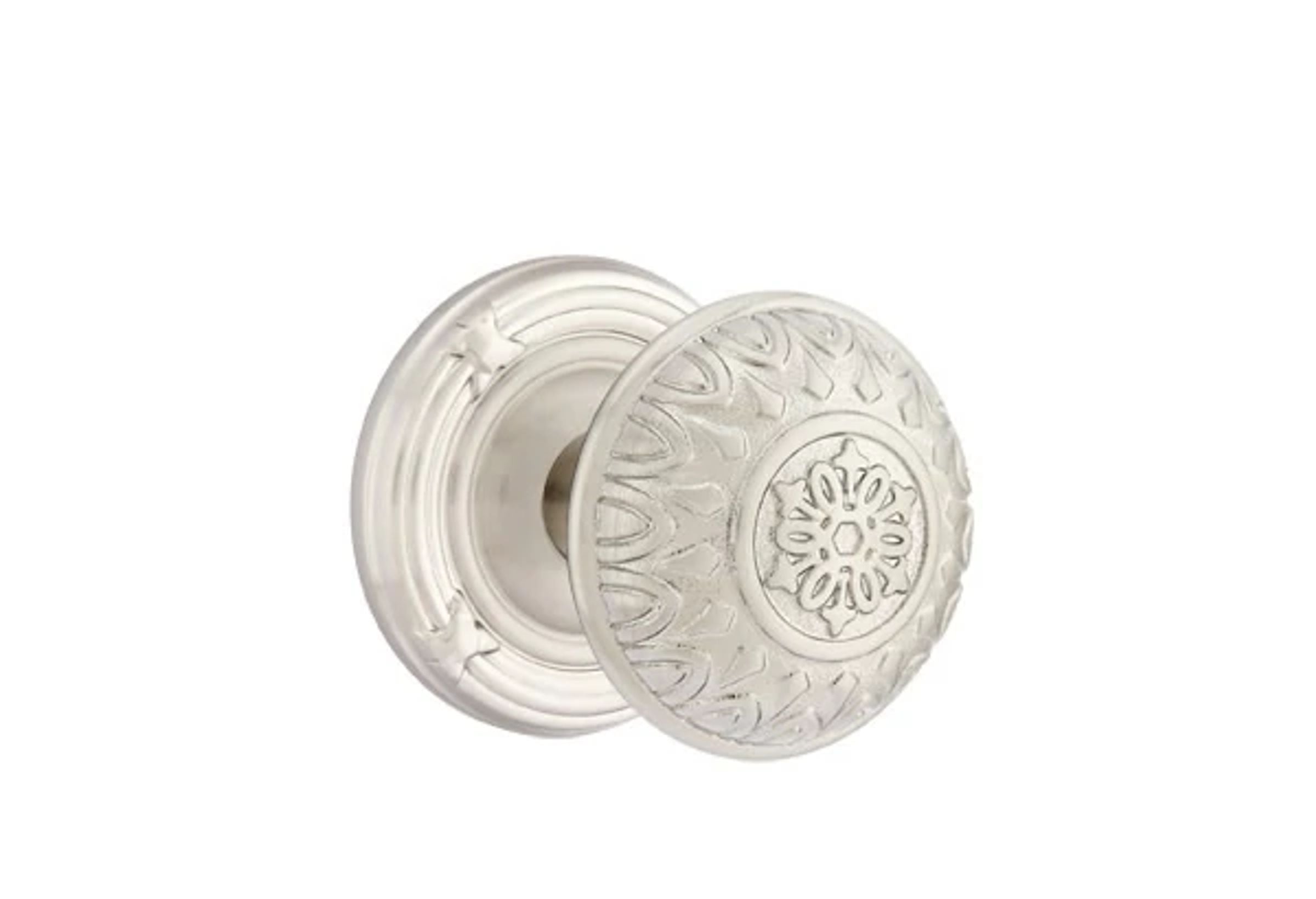 Emtek Lancaster Knob Set with Ribbon & Reed