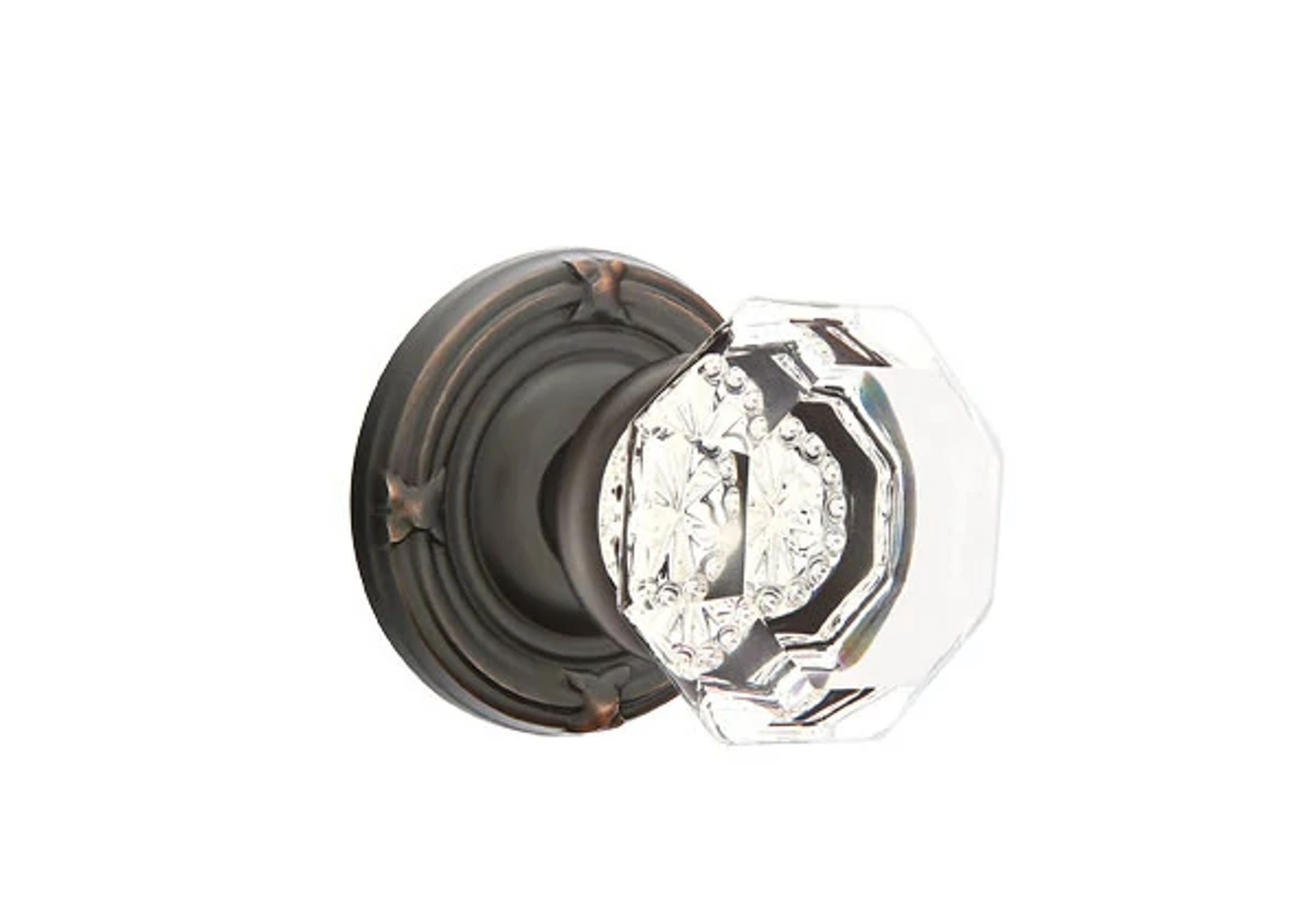 Emtek Old Town Knob Set with Ribbon & Reed