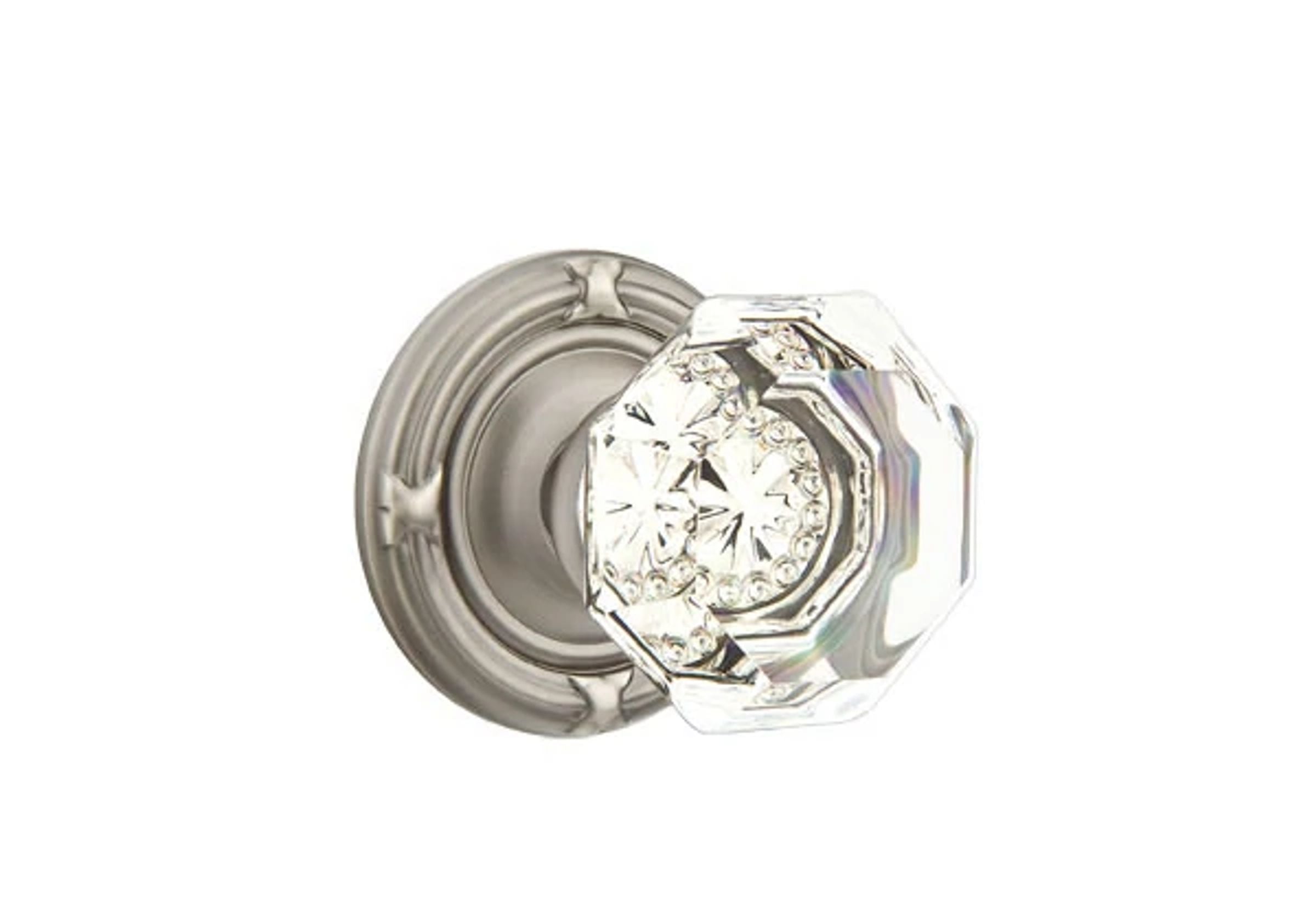 Emtek Old Town Knob Set with Ribbon & Reed