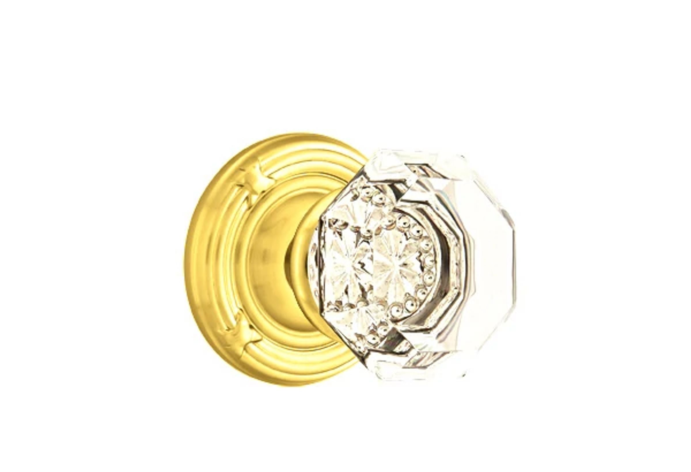 Emtek Old Town Knob Set with Ribbon & Reed