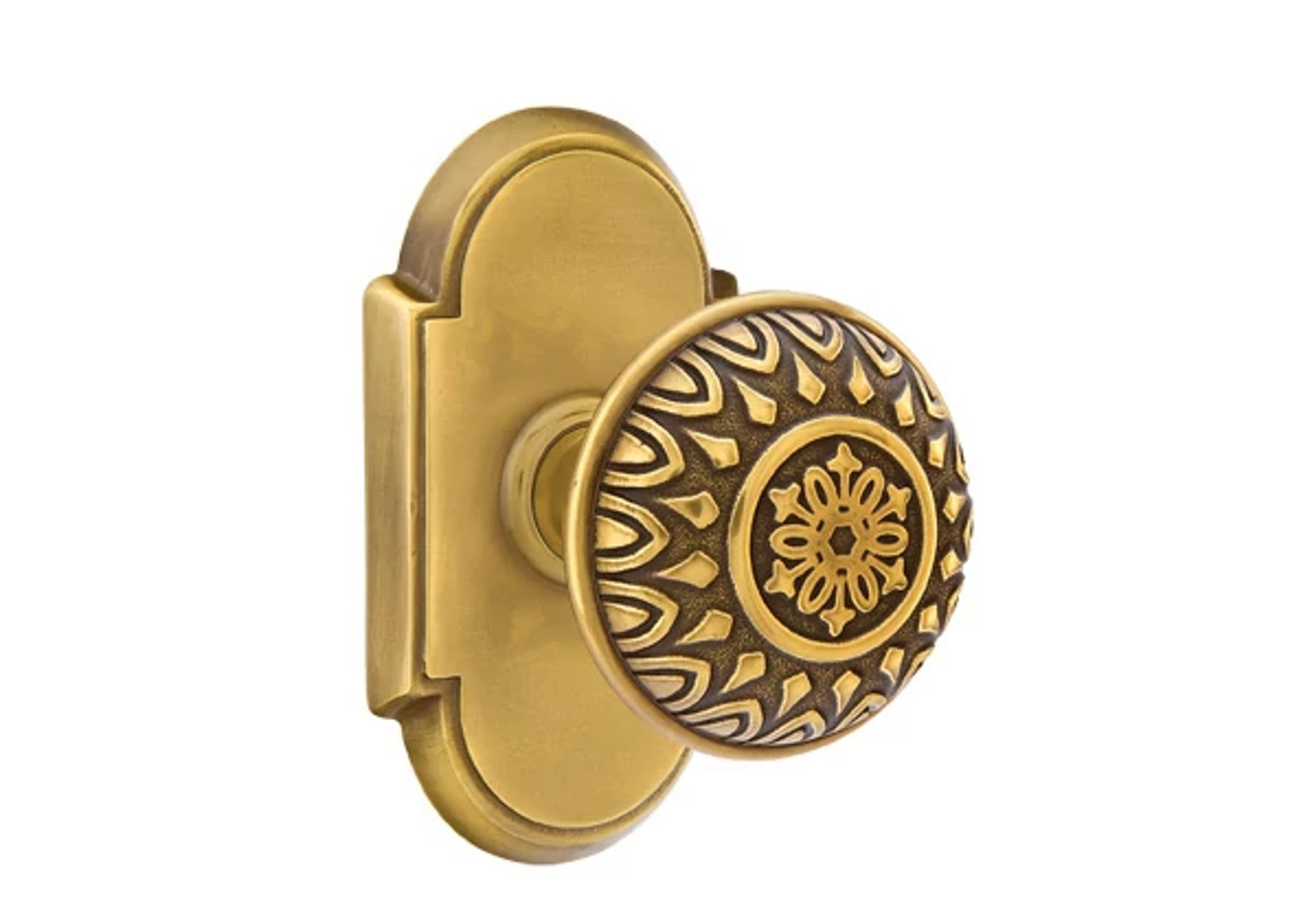 Emtek Concealed Fastener Lancaster Knob Set with #8 Rosette