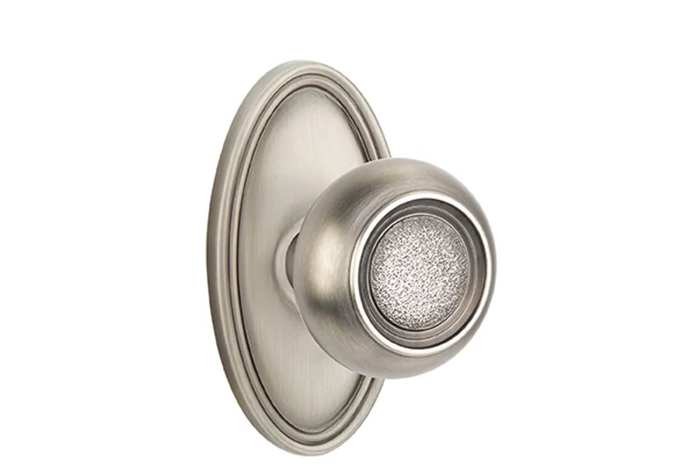 Emtek Belmont Knob Set with Oval Rosette