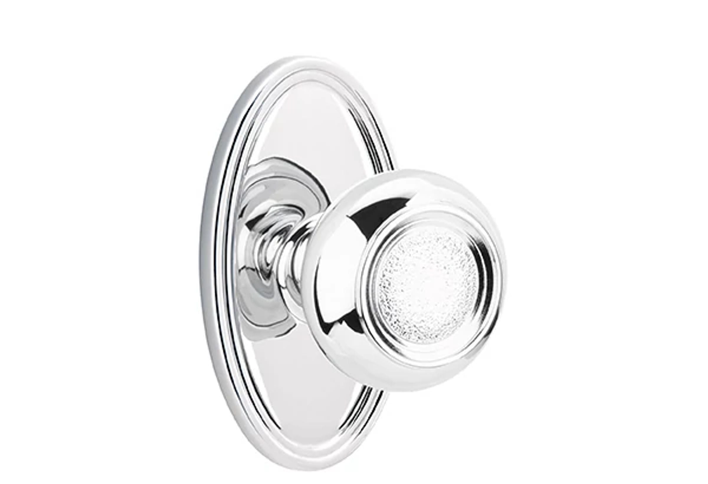 Emtek Belmont Knob Set with Oval Rosette