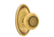 Emtek Belmont Knob Set with Oval Rosette
